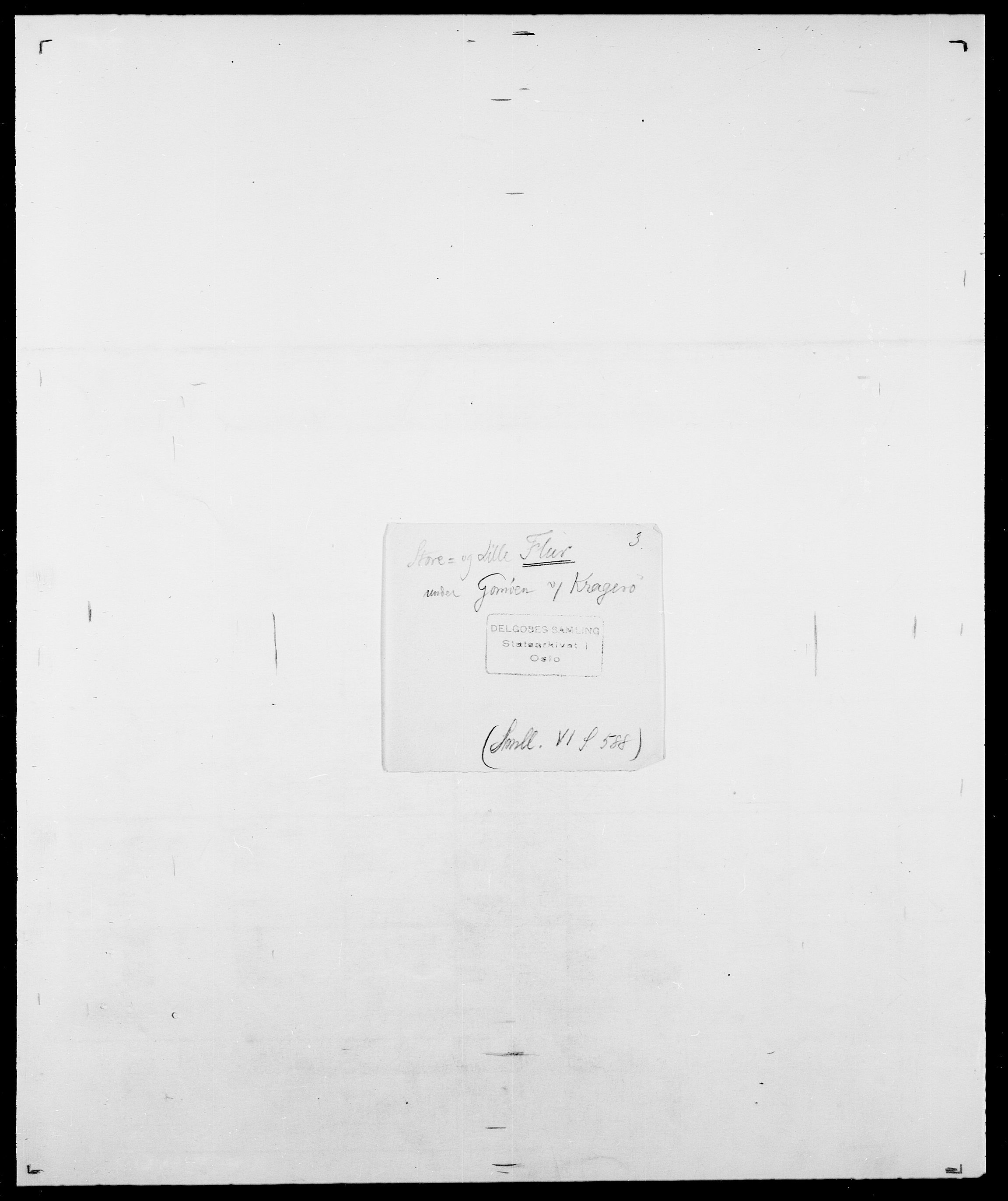 Delgobe, Charles Antoine - samling, SAO/PAO-0038/D/Da/L0012: Flor, Floer, Flohr - Fritzner, p. 488