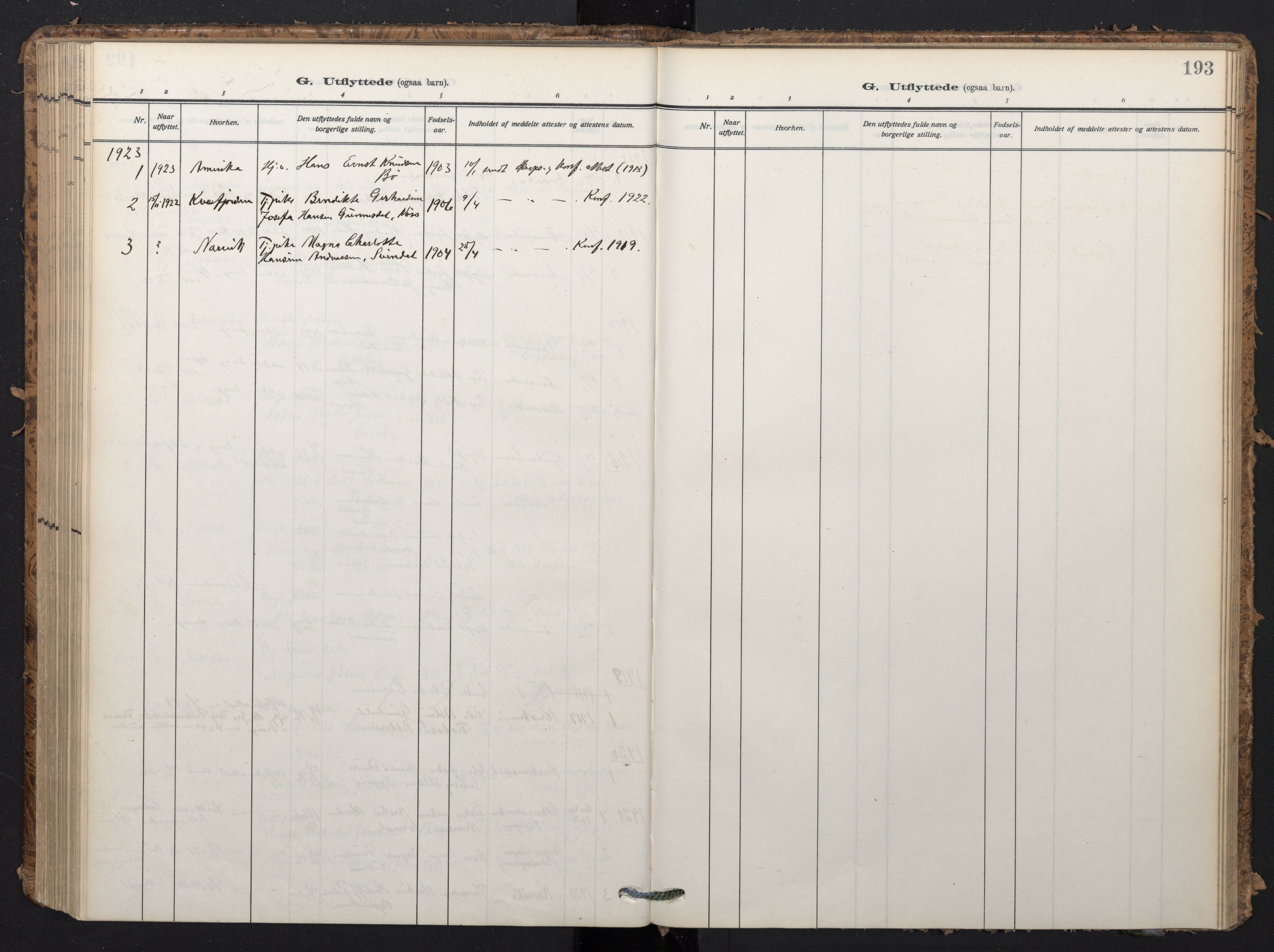 Ministerialprotokoller, klokkerbøker og fødselsregistre - Nordland, SAT/A-1459/898/L1423: Parish register (official) no. 898A03, 1909-1928, p. 193