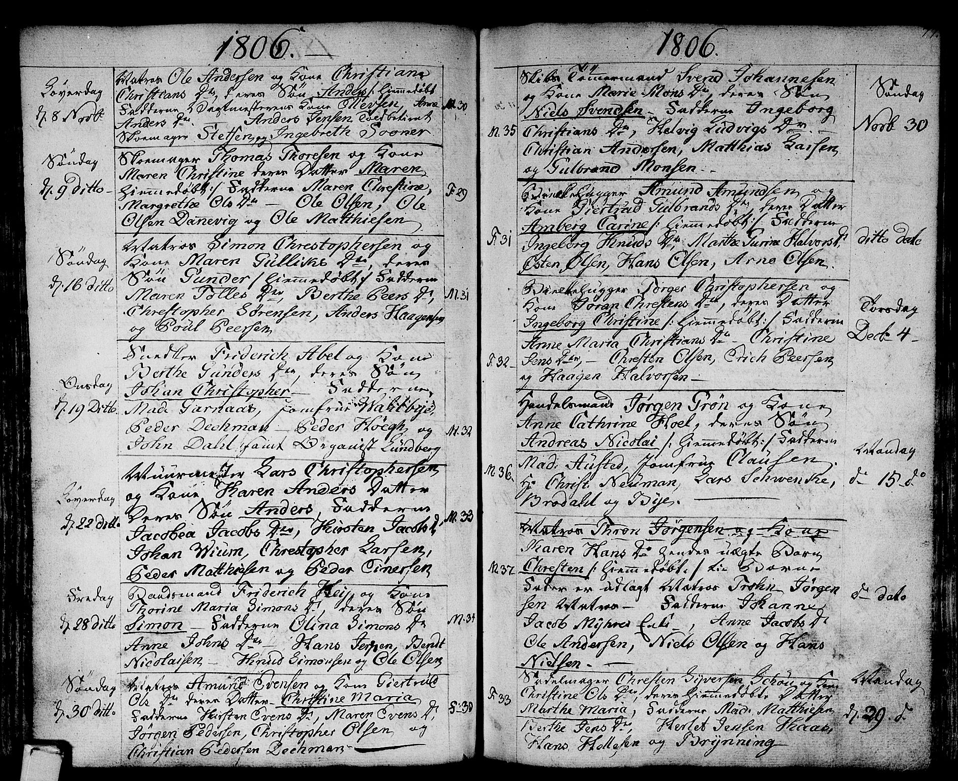Strømsø kirkebøker, SAKO/A-246/F/Fa/L0010: Parish register (official) no. I 10, 1792-1822, p. 77