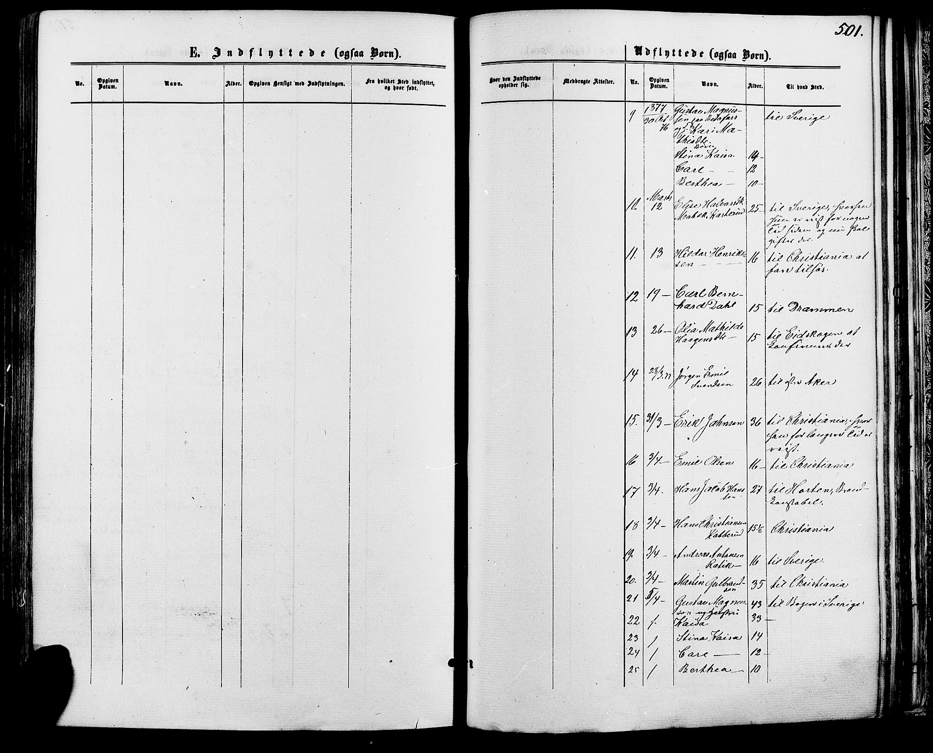 Vinger prestekontor, SAH/PREST-024/H/Ha/Haa/L0012: Parish register (official) no. 12, 1871-1880, p. 501