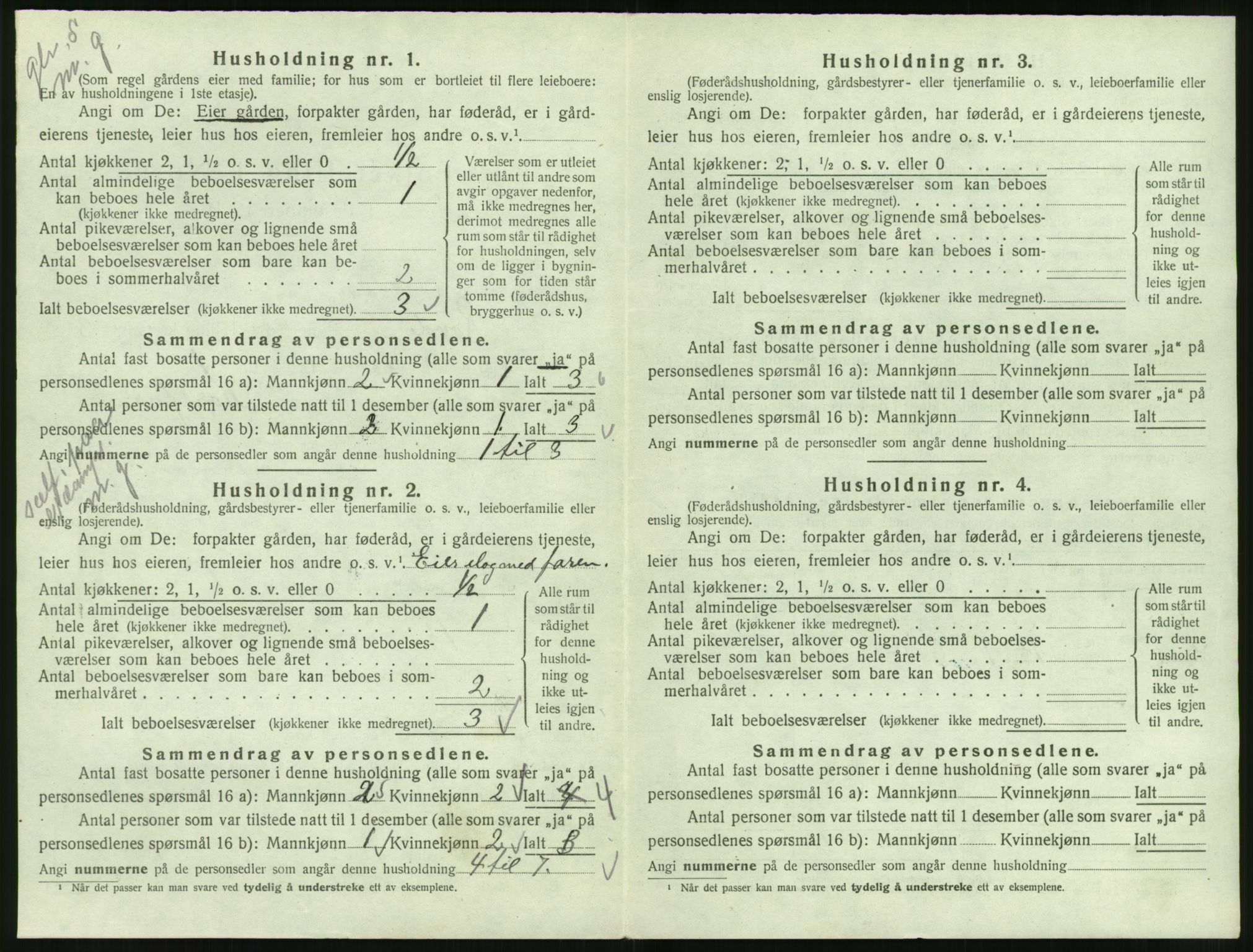 SAT, 1920 census for Rovde, 1920, p. 132