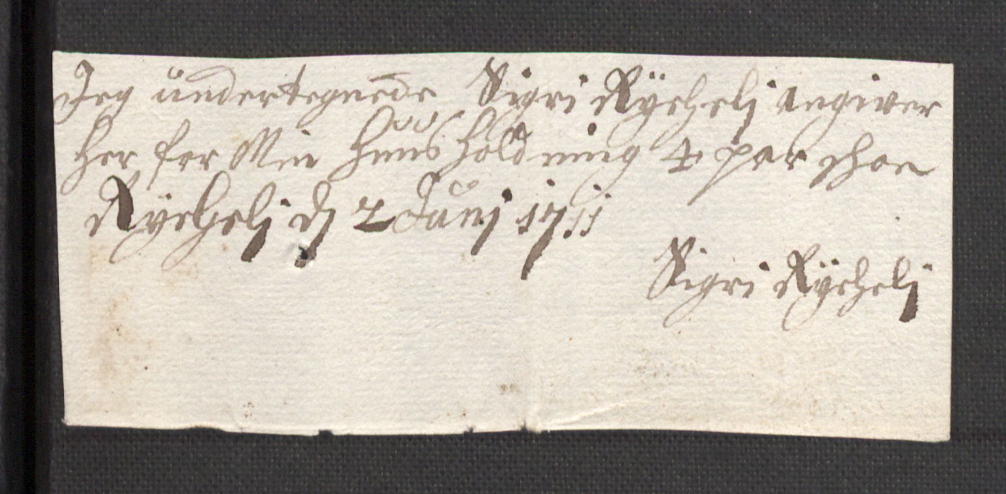 Rentekammeret inntil 1814, Reviderte regnskaper, Fogderegnskap, AV/RA-EA-4092/R36/L2121: Fogderegnskap Øvre og Nedre Telemark og Bamble, 1711, p. 390