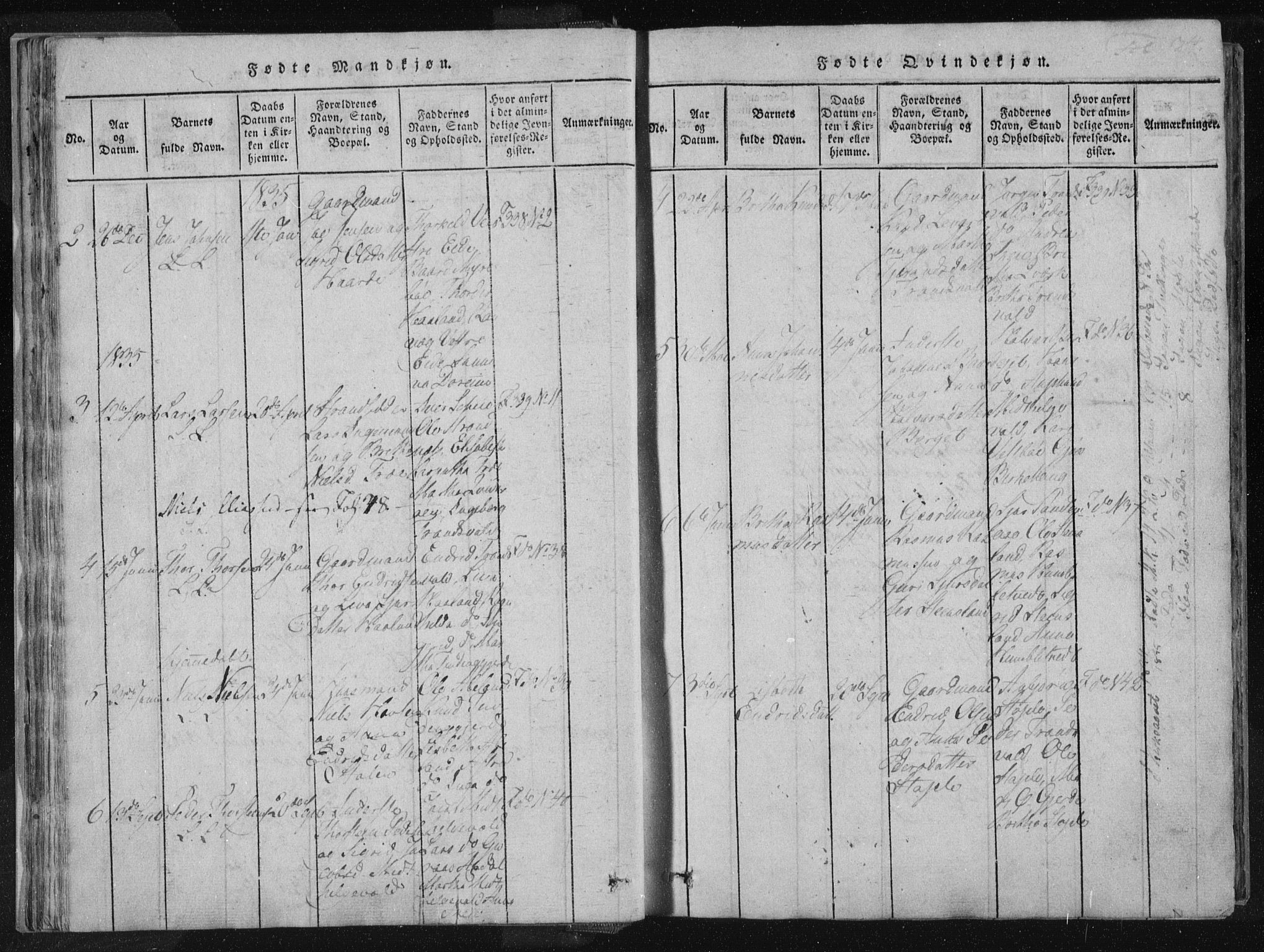 Vikedal sokneprestkontor, AV/SAST-A-101840/01/IV: Parish register (official) no. A 4, 1816-1850, p. 34