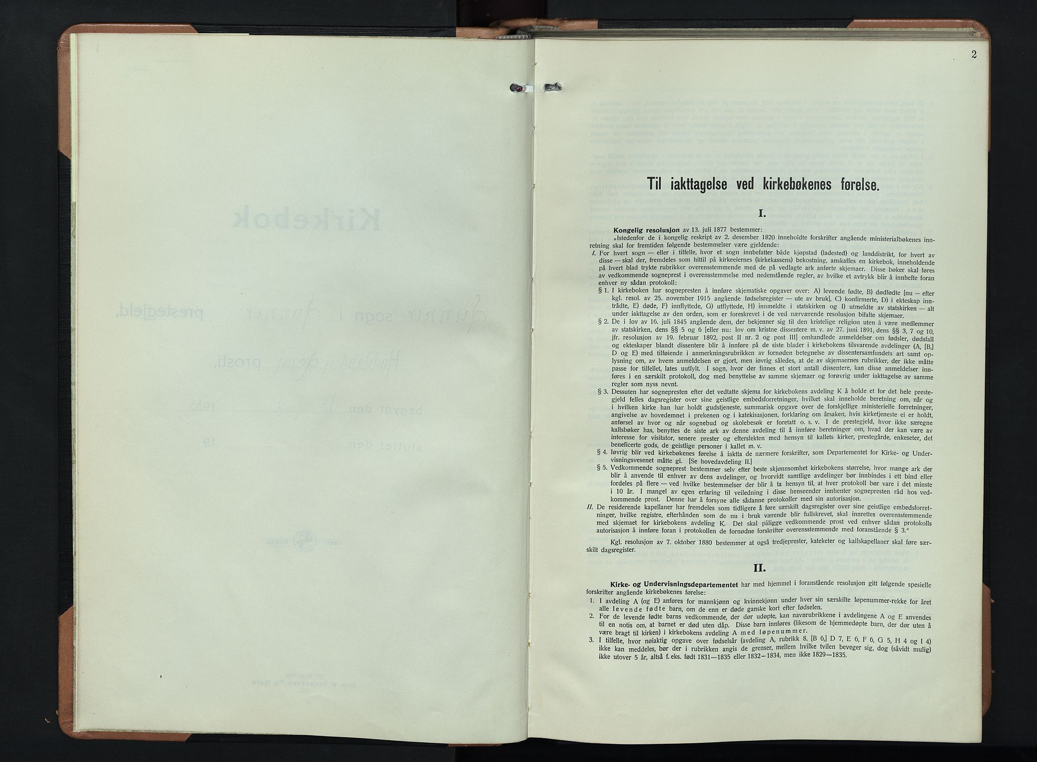 Lunner prestekontor, SAH/PREST-118/H/Ha/Hab/L0003: Parish register (copy) no. 3, 1933-1945, p. 2