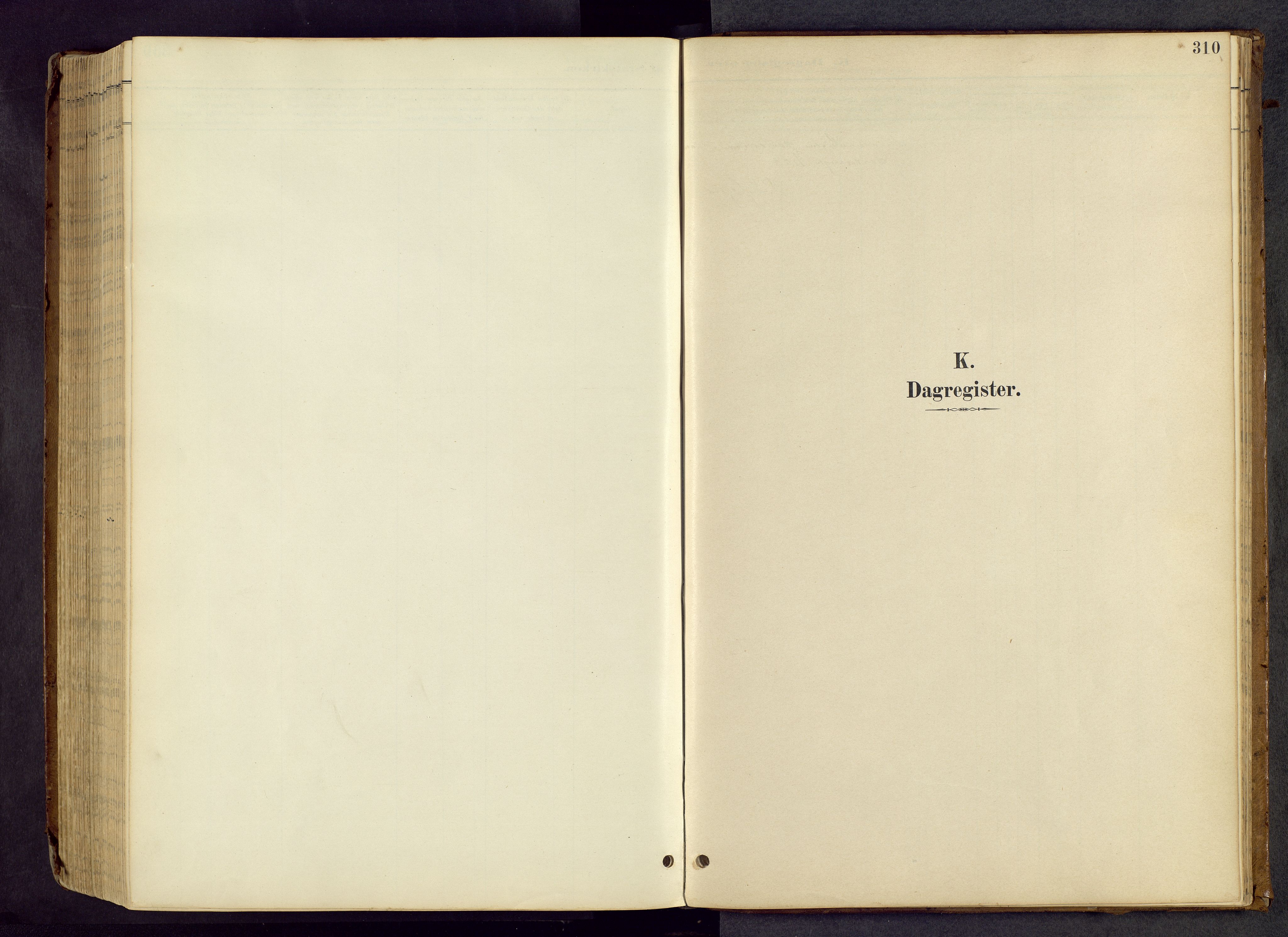 Vang prestekontor, Valdres, SAH/PREST-140/H/Hb/L0005: Parish register (copy) no. 5, 1889-1945, p. 310