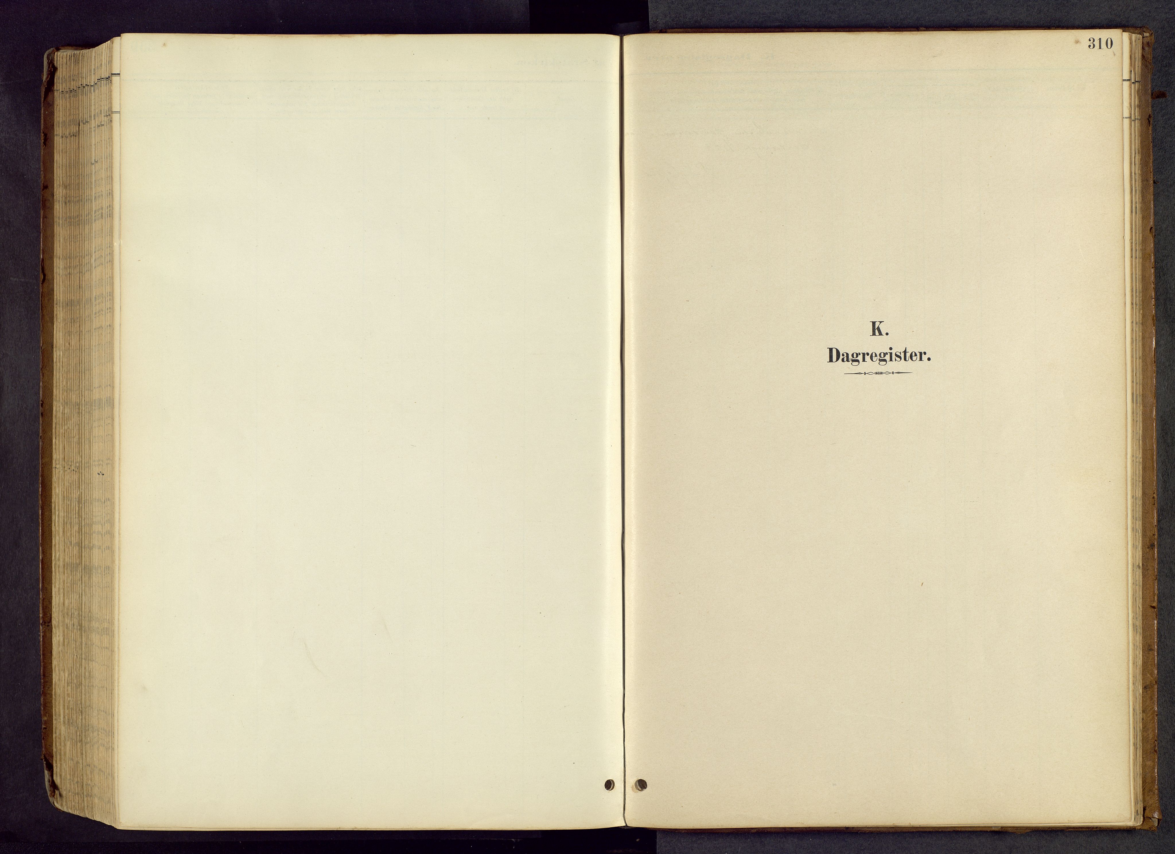 Vang prestekontor, Valdres, AV/SAH-PREST-140/H/Hb/L0005: Parish register (copy) no. 5, 1889-1945, p. 310