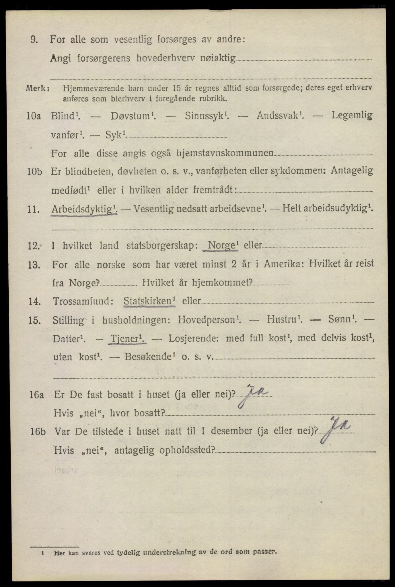 SAO, 1920 census for Kråkerøy, 1920, p. 1023