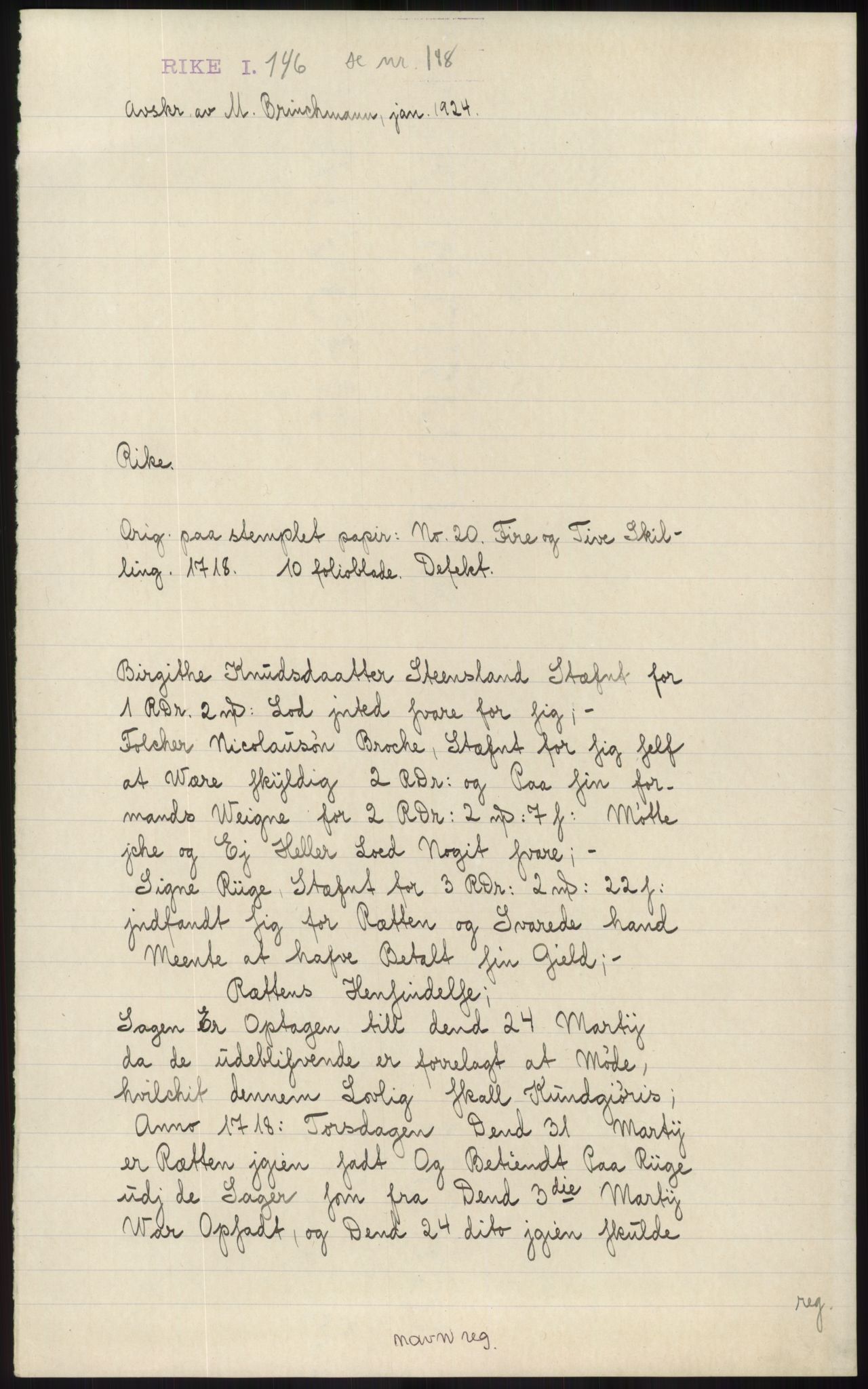 Samlinger til kildeutgivelse, Diplomavskriftsamlingen, AV/RA-EA-4053/H/Ha, p. 669