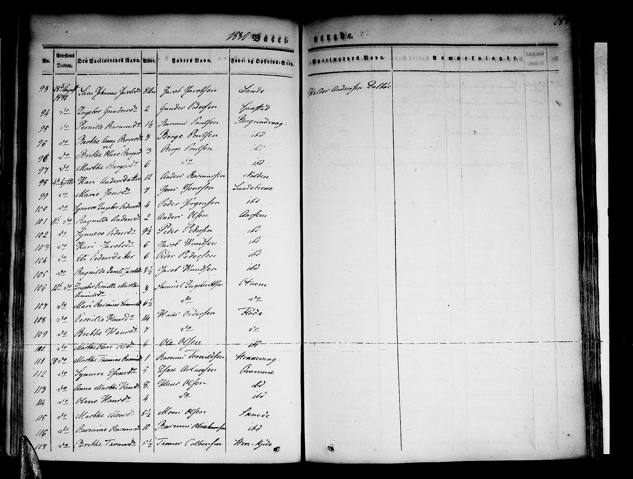 Selje sokneprestembete, SAB/A-99938/H/Ha/Haa/Haaa: Parish register (official) no. A 9, 1829-1844, p. 288