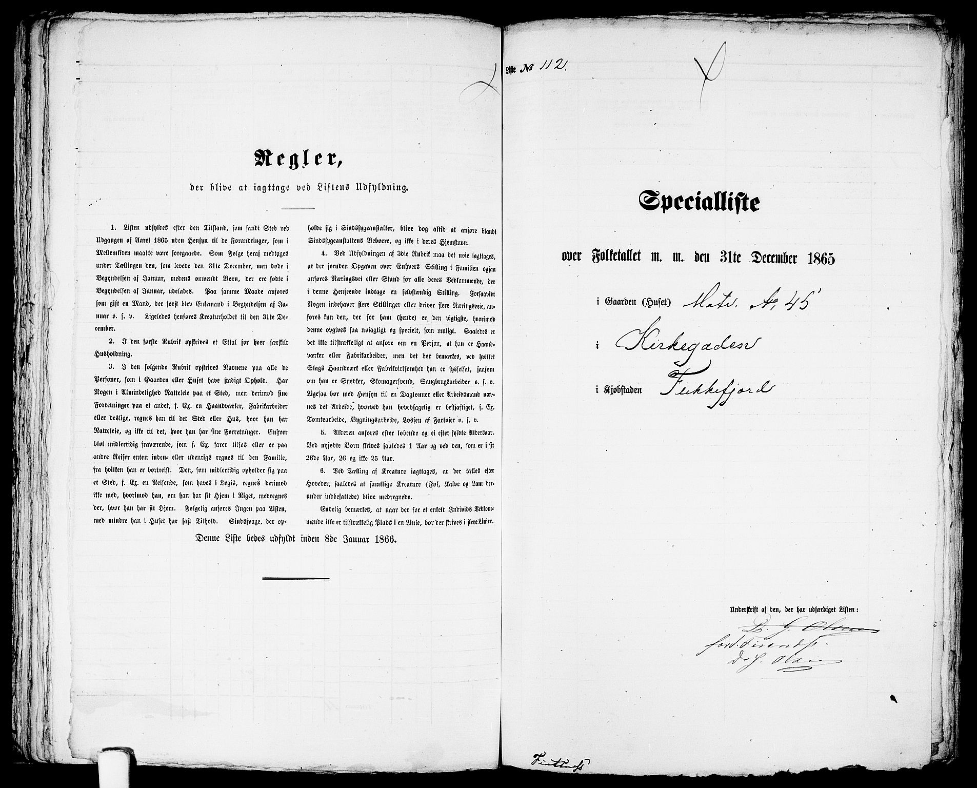 RA, 1865 census for Flekkefjord/Flekkefjord, 1865, p. 232