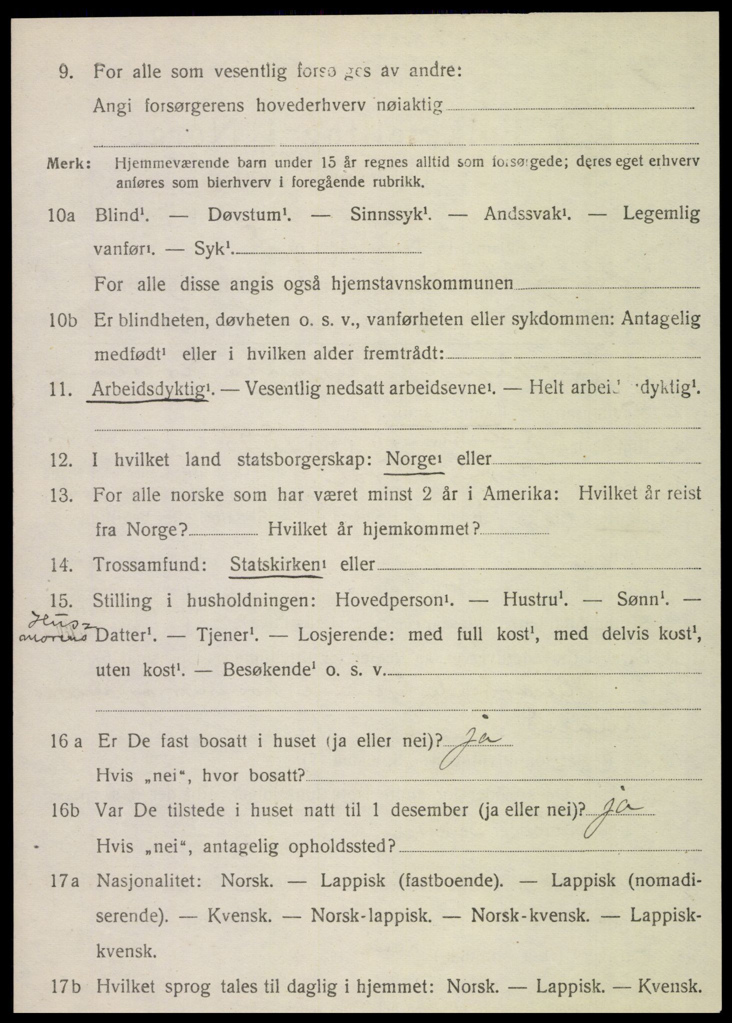 SAT, 1920 census for Herøy, 1920, p. 3429