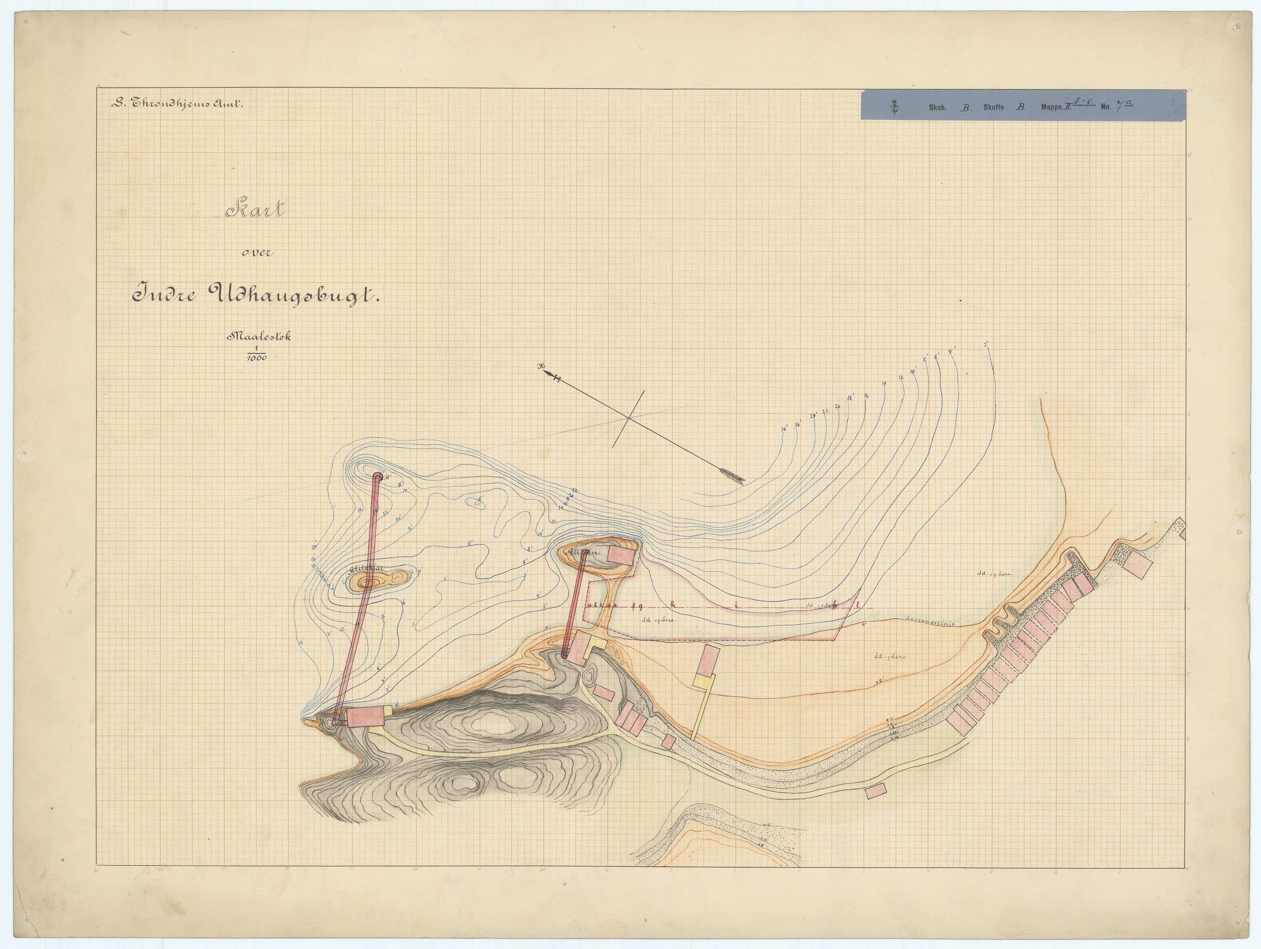 Havnedirektoratet, AV/RA-S-1604/2/T/Tf/Tf13/0001 / Havnedir-N 1201 "Kart over Sistrand i Frøien S. T. A"., 1835-1920, p. 31