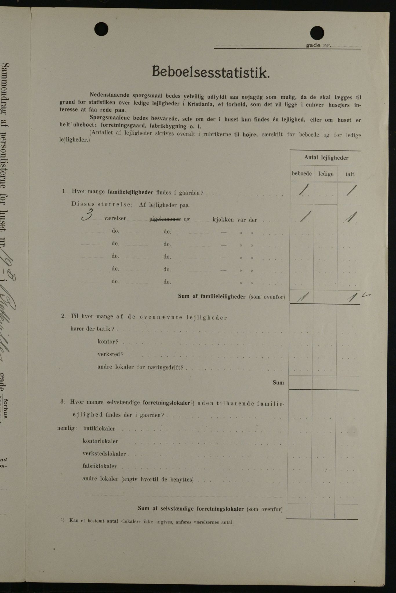 OBA, Municipal Census 1908 for Kristiania, 1908, p. 8359