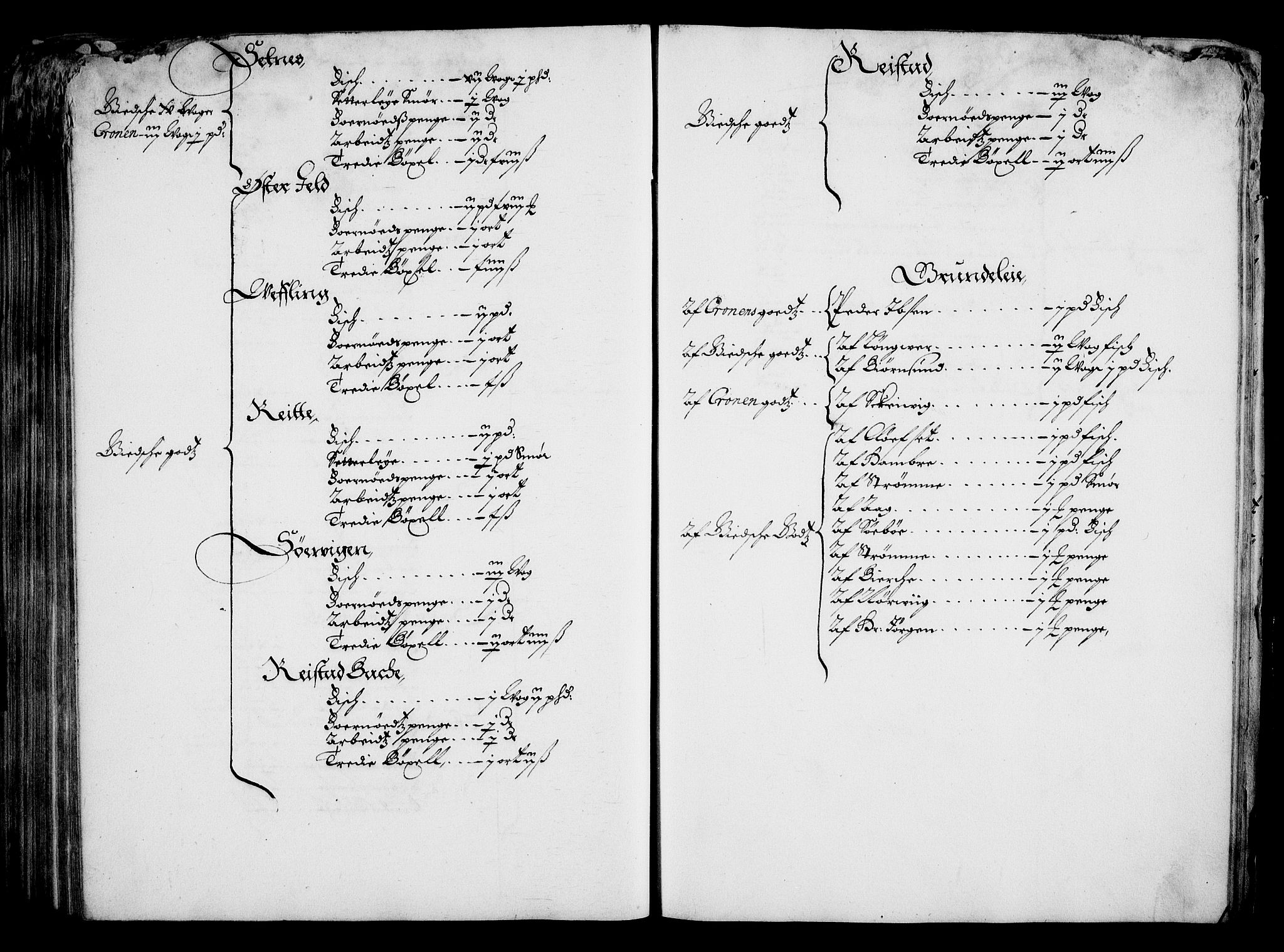 Rentekammeret inntil 1814, Realistisk ordnet avdeling, AV/RA-EA-4070/On/L0001/0001: Statens gods / [Jj 1]: Jordebok over Hannibal Sehesteds gods, 1651, p. 215