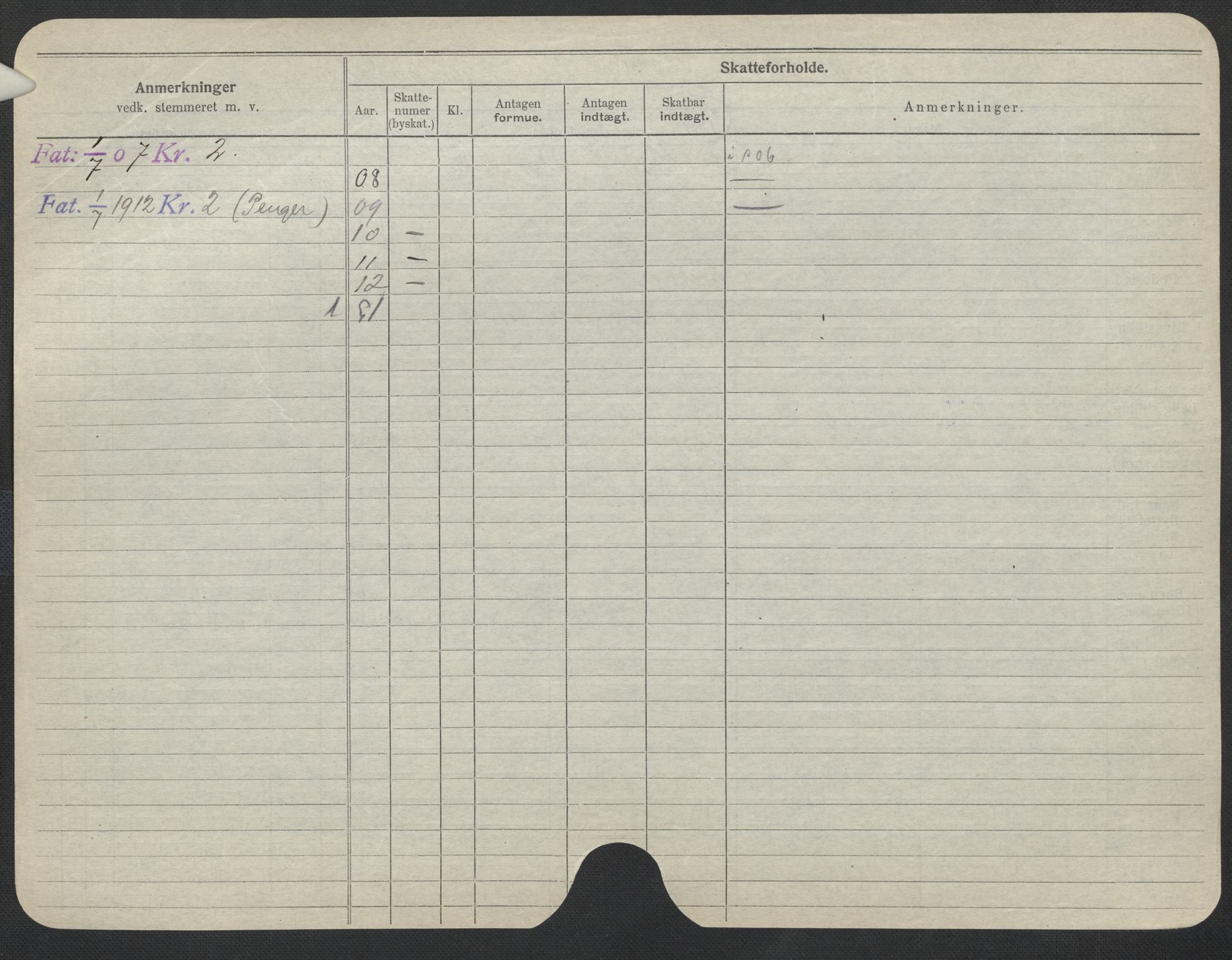 Oslo folkeregister, Registerkort, SAO/A-11715/F/Fa/Fac/L0012: Kvinner, 1906-1914, p. 974b