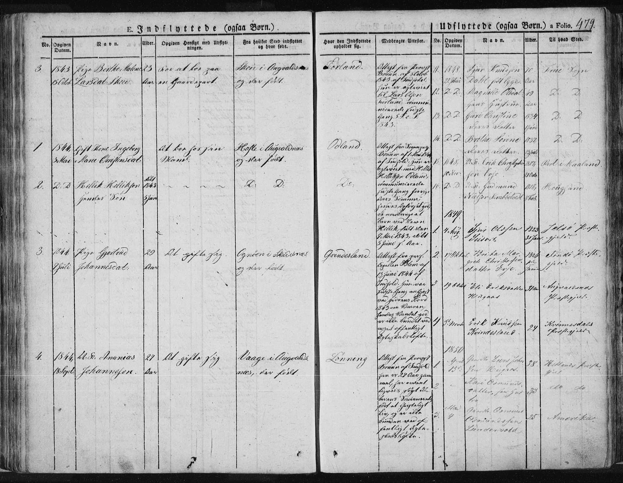 Tysvær sokneprestkontor, SAST/A -101864/H/Ha/Haa/L0001: Parish register (official) no. A 1.2, 1831-1856, p. 479