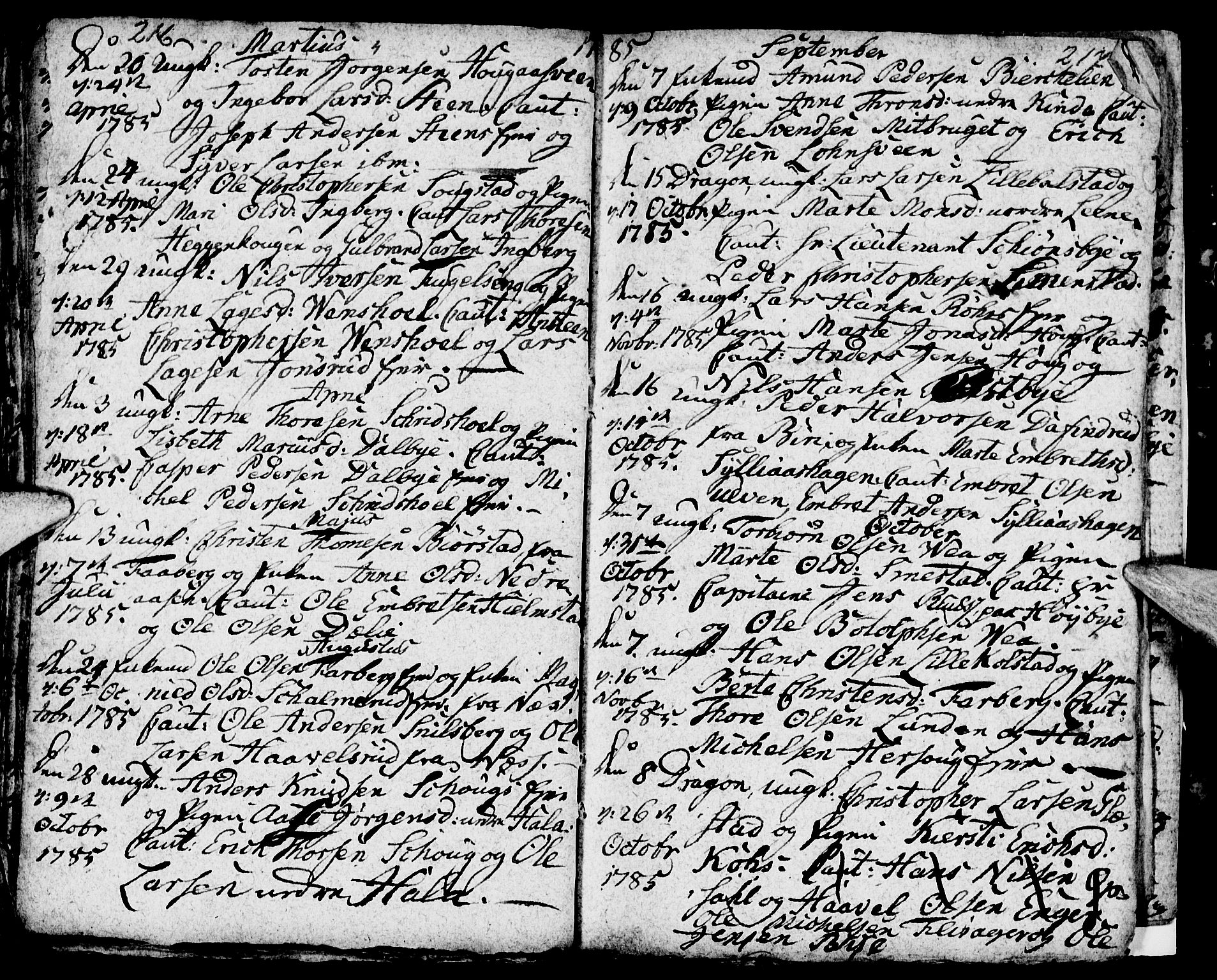 Ringsaker prestekontor, SAH/PREST-014/I/Ia/L0005/0004: Parish register draft no. 1D, 1785-1789, p. 216-217