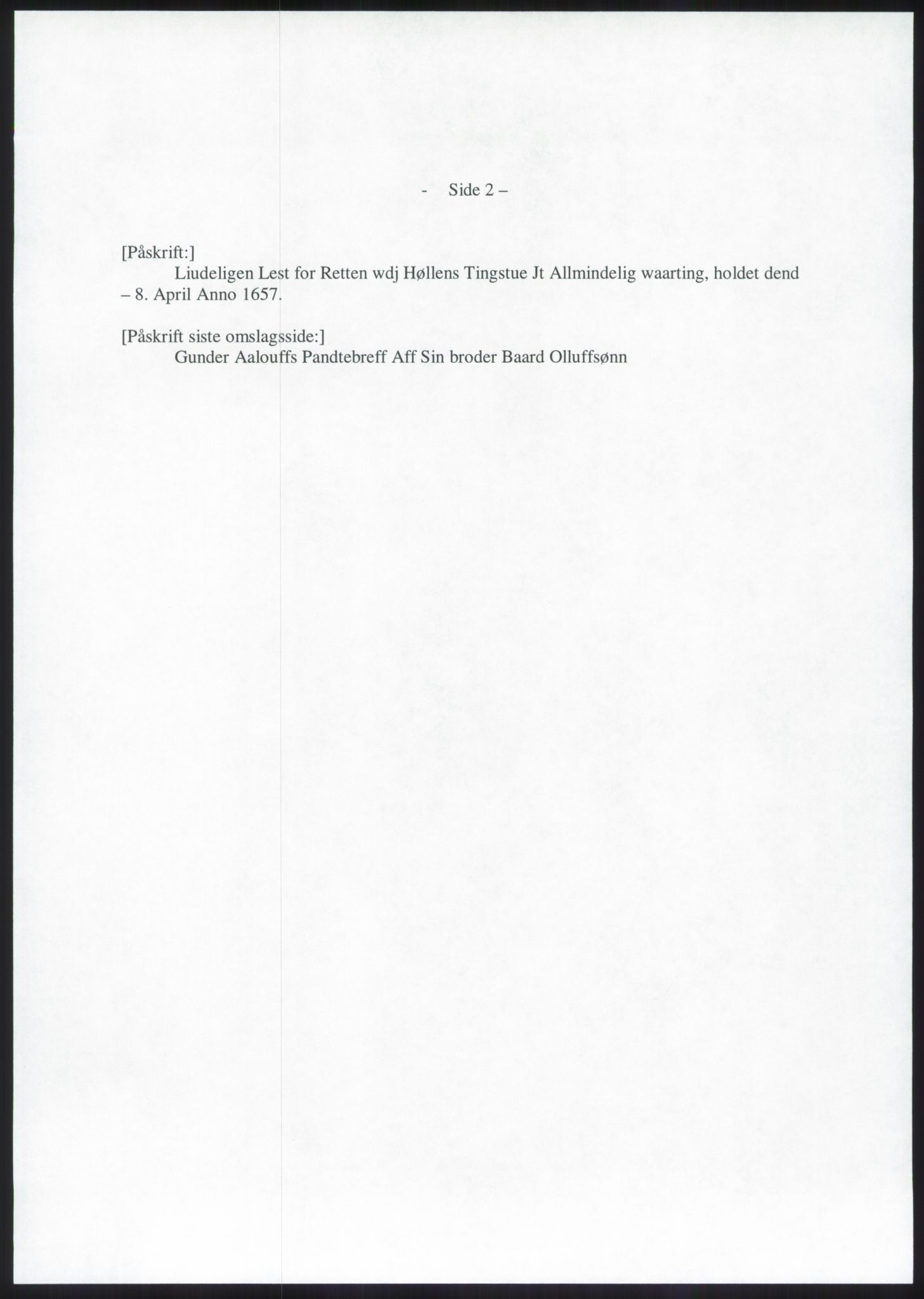 Samlinger til kildeutgivelse, Diplomavskriftsamlingen, RA/EA-4053/H/Ha, p. 454