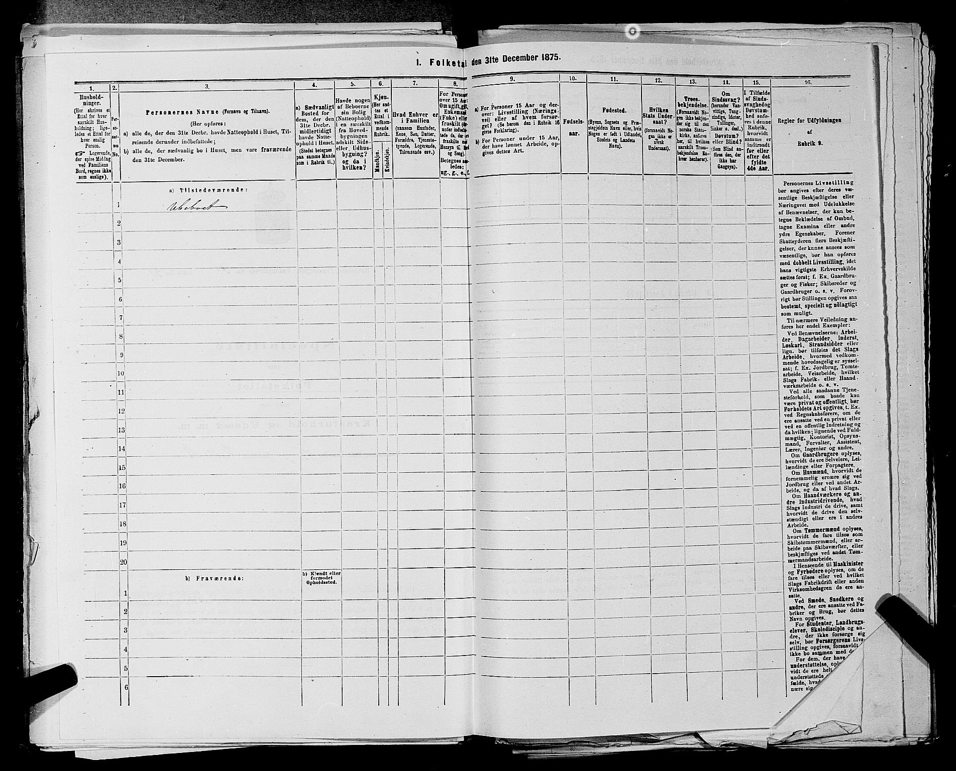 RA, 1875 census for 0239P Hurdal, 1875, p. 816