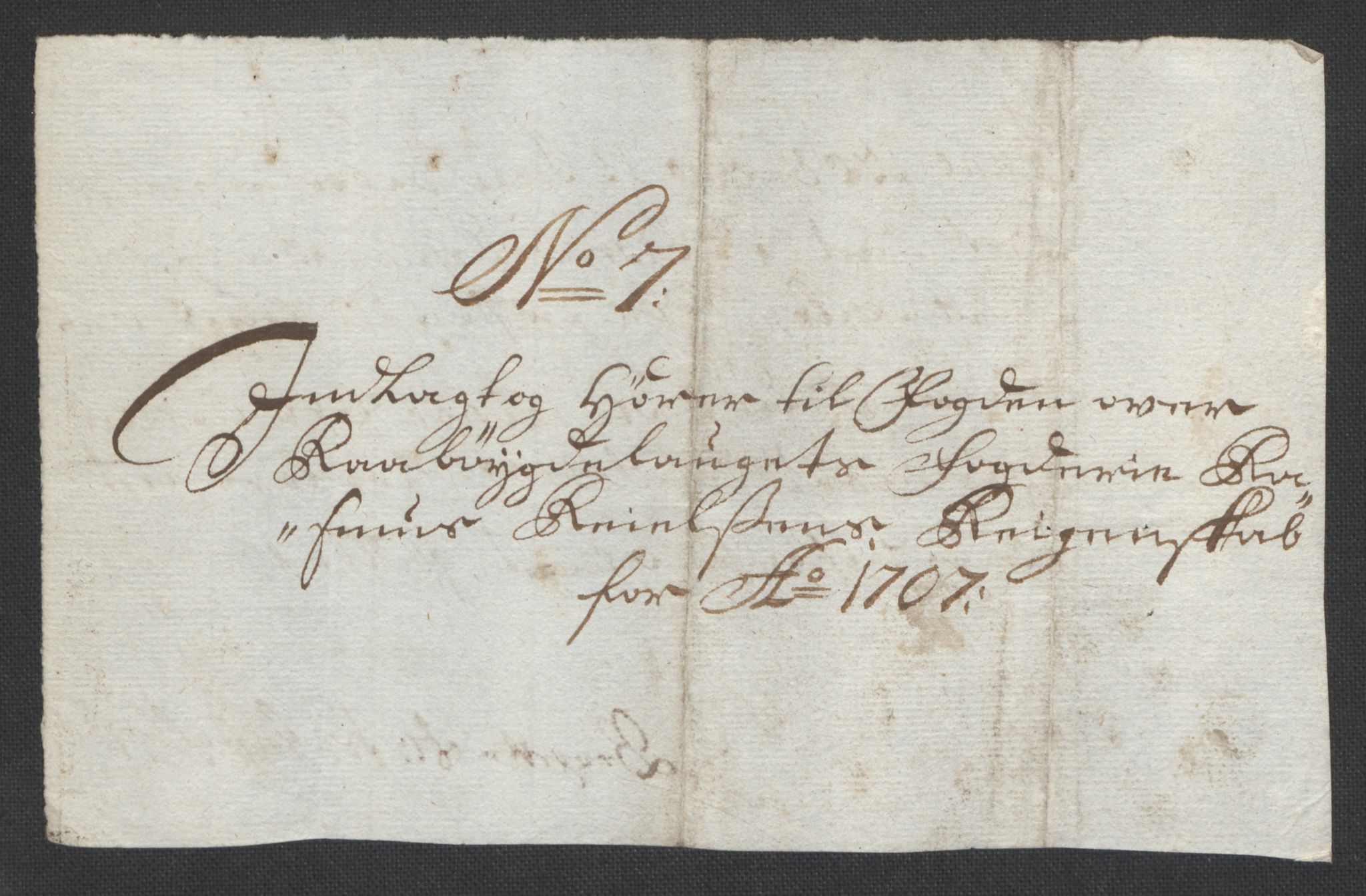 Rentekammeret inntil 1814, Reviderte regnskaper, Fogderegnskap, AV/RA-EA-4092/R40/L2448: Fogderegnskap Råbyggelag, 1706-1708, p. 214