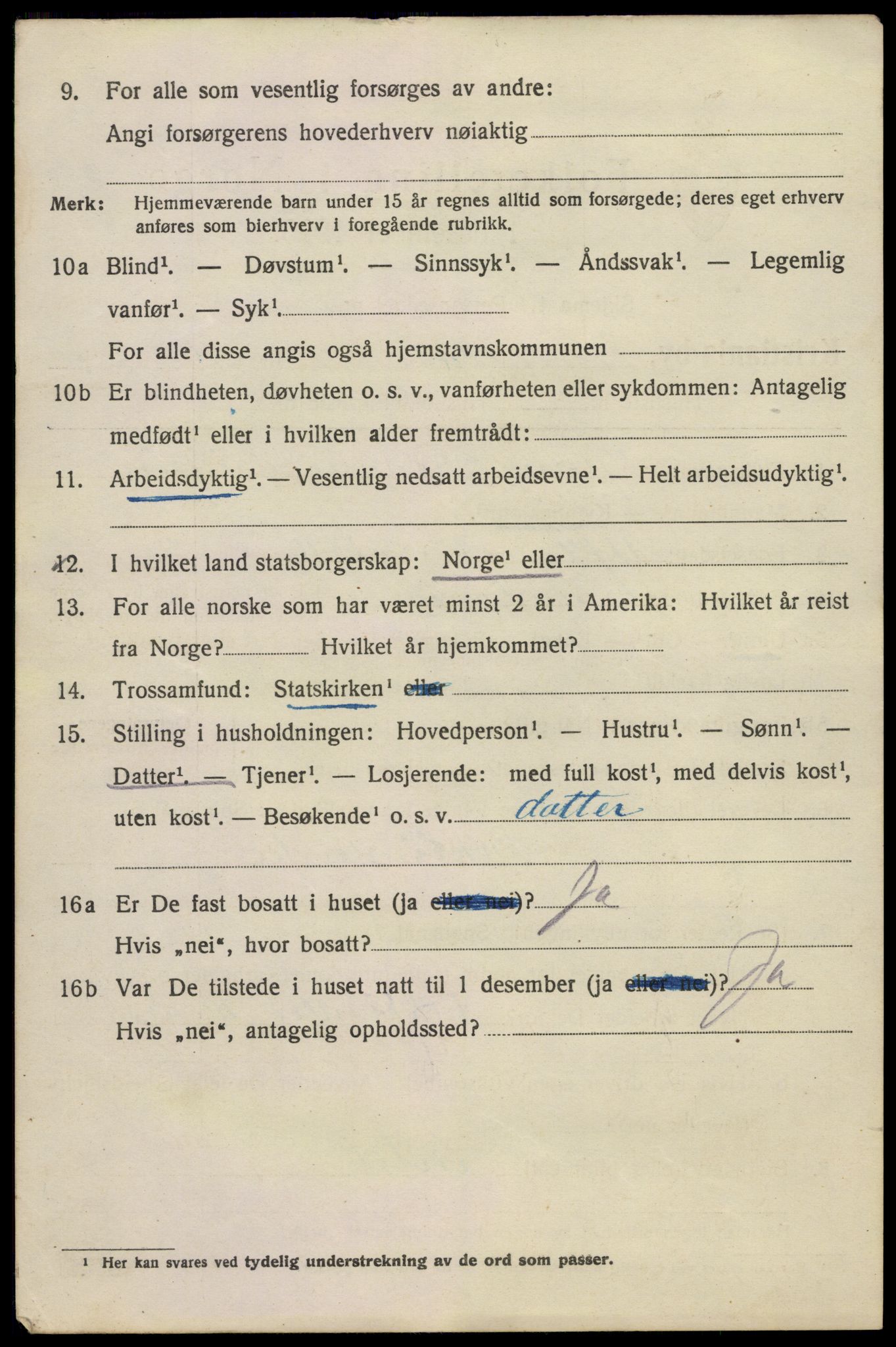 SAO, 1920 census for Kristiania, 1920, p. 282306