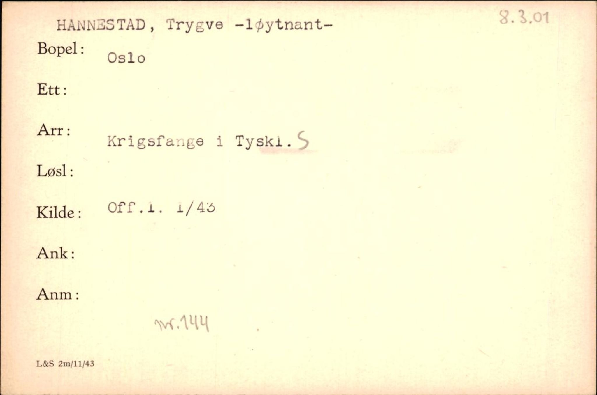 Forsvaret, Forsvarets krigshistoriske avdeling, AV/RA-RAFA-2017/Y/Yf/L0200: II-C-11-2102  -  Norske krigsfanger i Tyskland, 1940-1945, p. 370