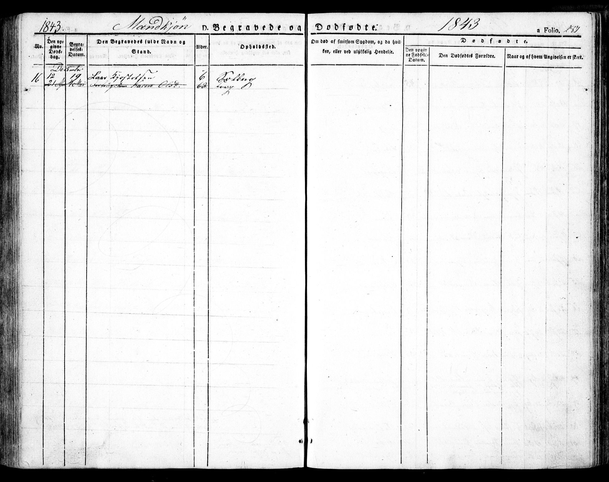 Holt sokneprestkontor, SAK/1111-0021/F/Fa/L0007: Parish register (official) no. A 7, 1836-1848, p. 287