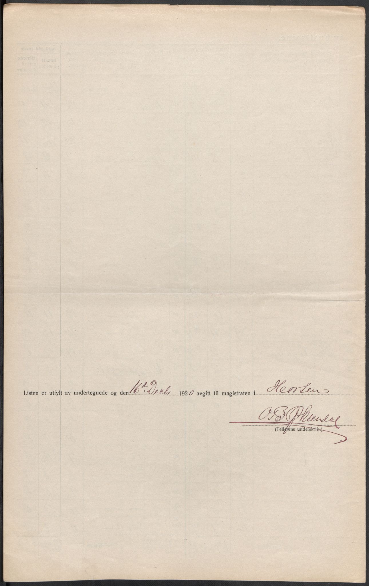 SAKO, 1920 census for Horten, 1920, p. 28