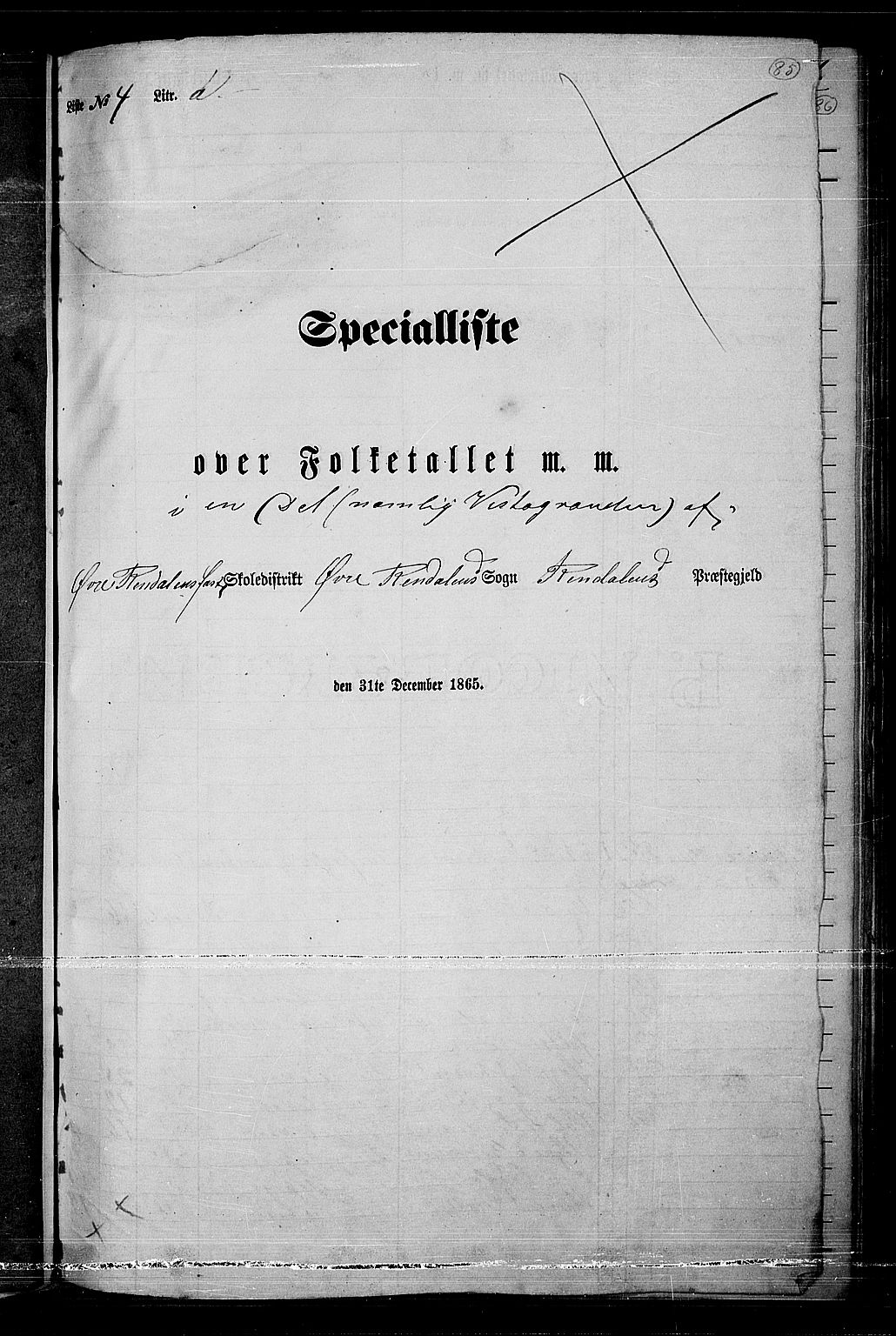 RA, 1865 census for Rendalen, 1865, p. 70