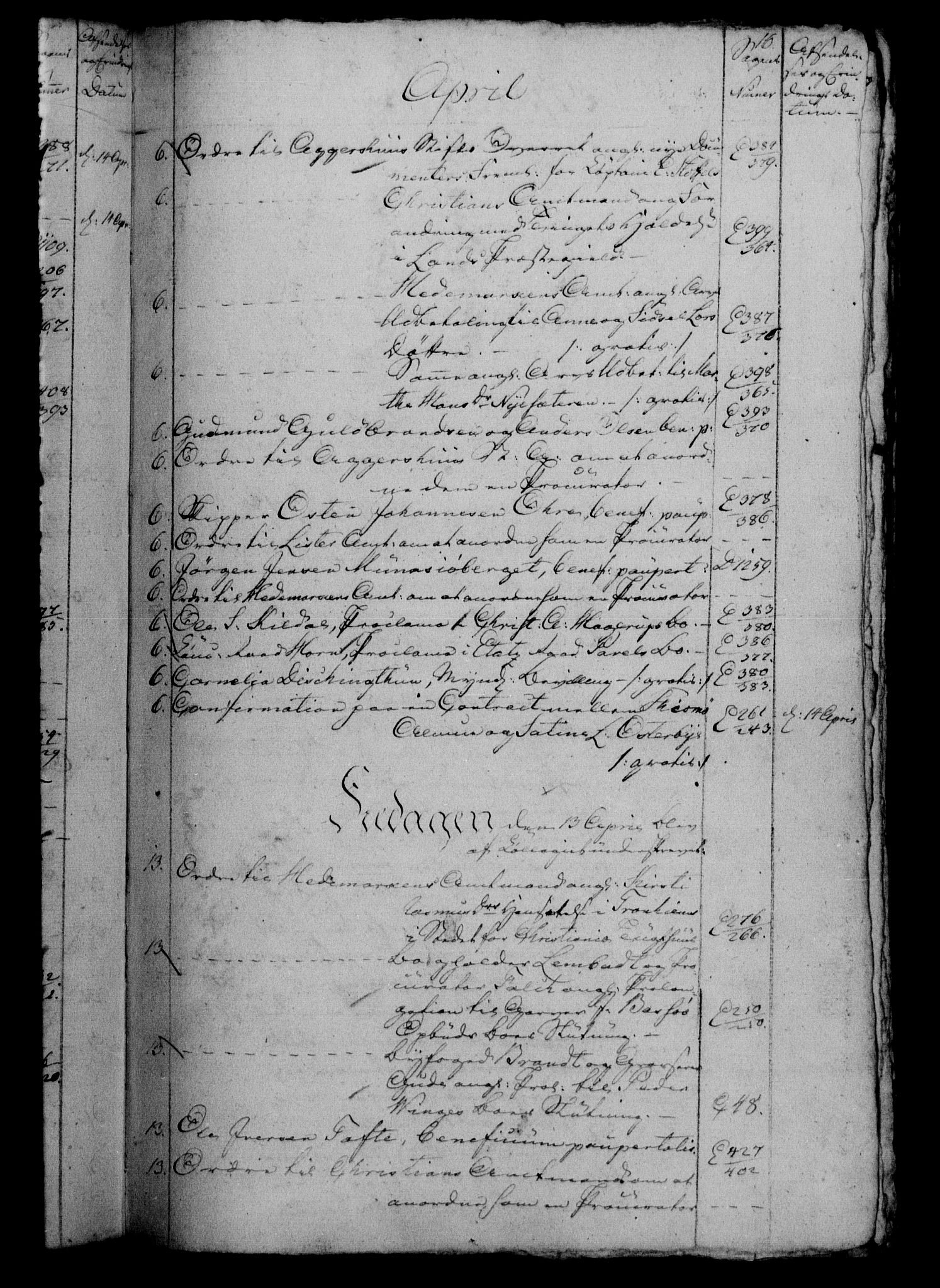 Danske Kanselli 1800-1814, RA/EA-3024/H/Hf/Hfb/Hfbc/L0005: Underskrivelsesbok m. register, 1804, p. 16