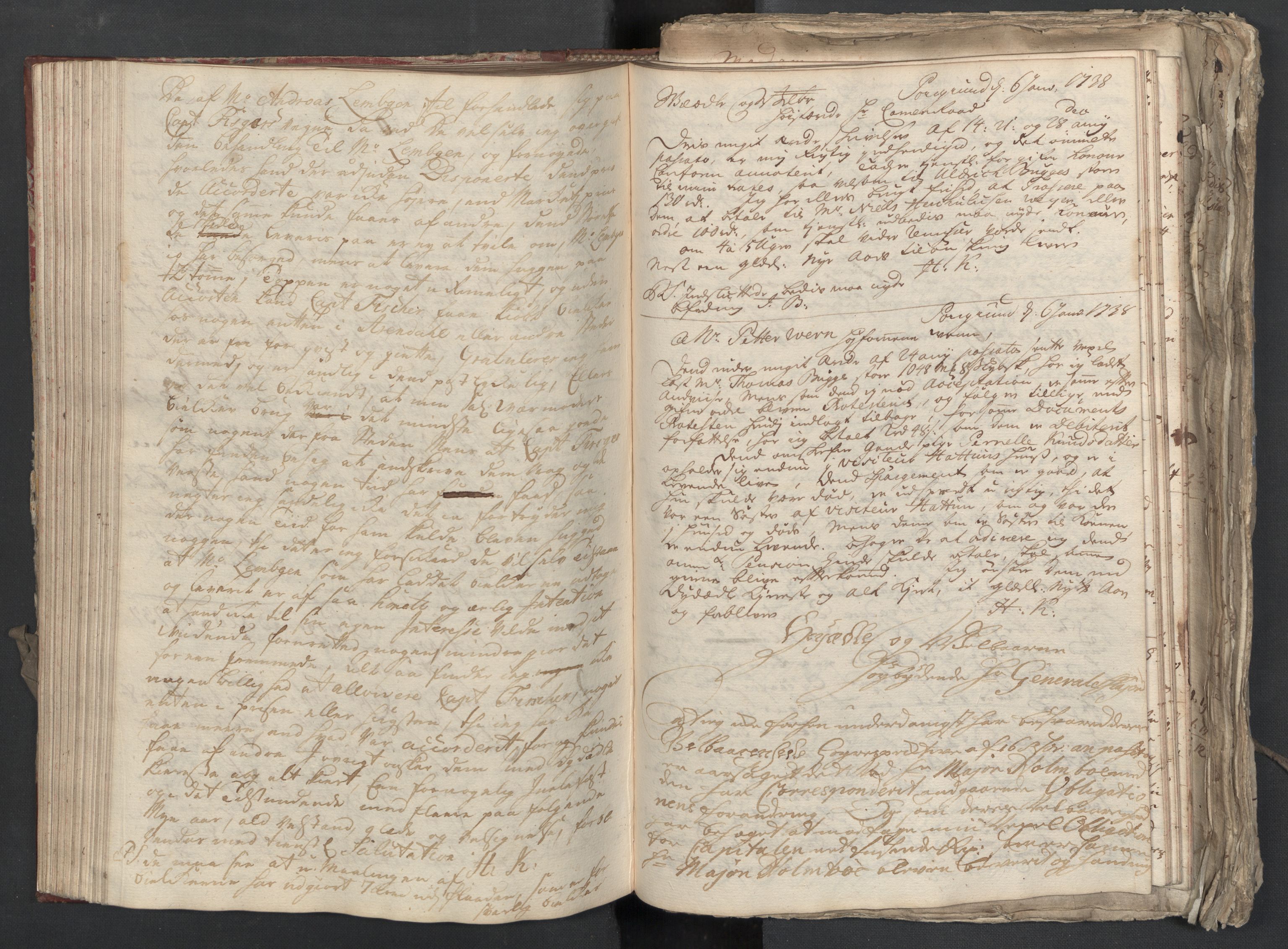 Bowman, James, RA/PA-0067/F/L0003/0001: Kopibok m.m. / Hans Kierulfs kopibok, 1736-1739, p. 102
