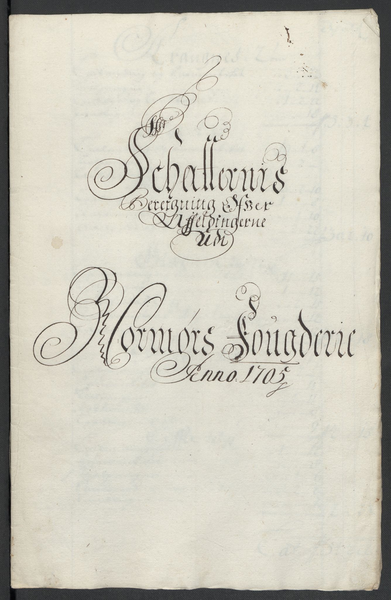 Rentekammeret inntil 1814, Reviderte regnskaper, Fogderegnskap, RA/EA-4092/R56/L3741: Fogderegnskap Nordmøre, 1705, p. 130