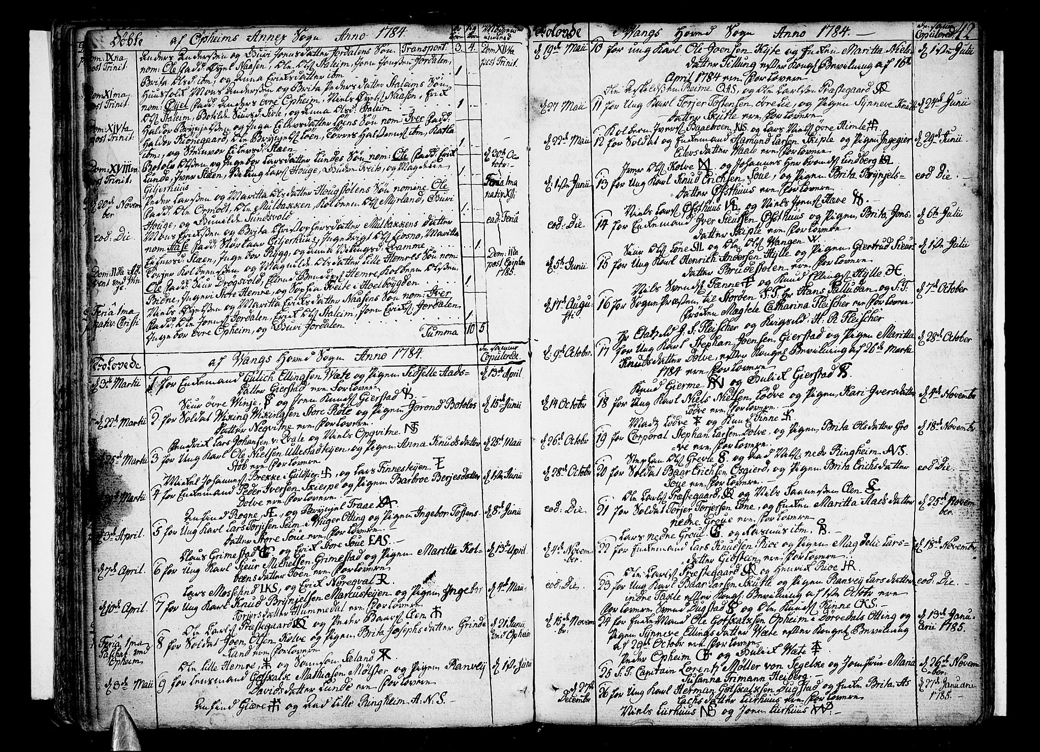 Voss sokneprestembete, SAB/A-79001/H/Haa: Parish register (official) no. A 9, 1780-1810, p. 42