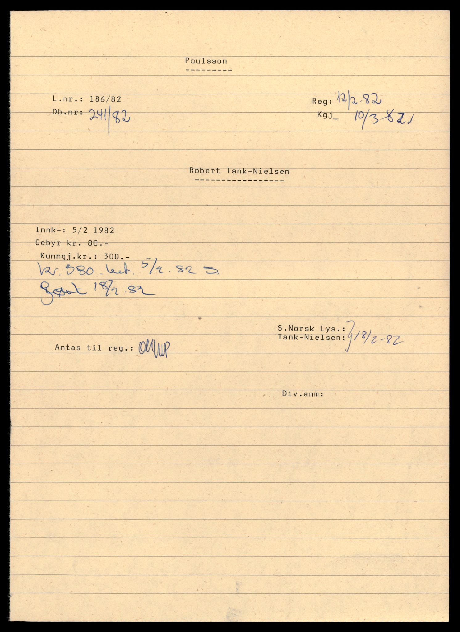 Asker og Bærum tingrett, AV/SAT-A-10379/K/Kb/Kba/L0006: Enkeltmannsforetak slettet mellom 1981 og 1983, 1944-1983, p. 3