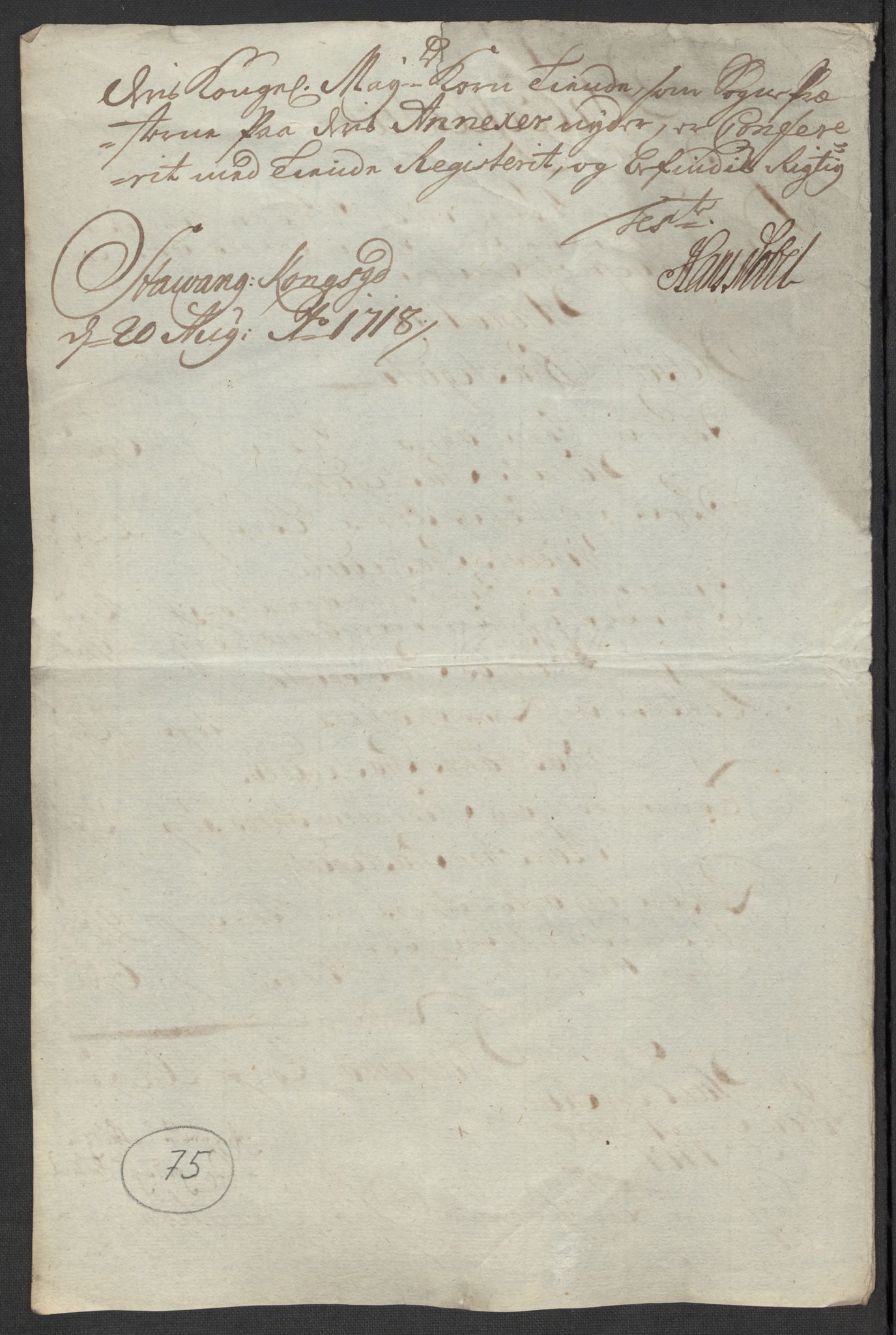 Rentekammeret inntil 1814, Reviderte regnskaper, Fogderegnskap, AV/RA-EA-4092/R47/L2870: Fogderegnskap Ryfylke, 1717, p. 352