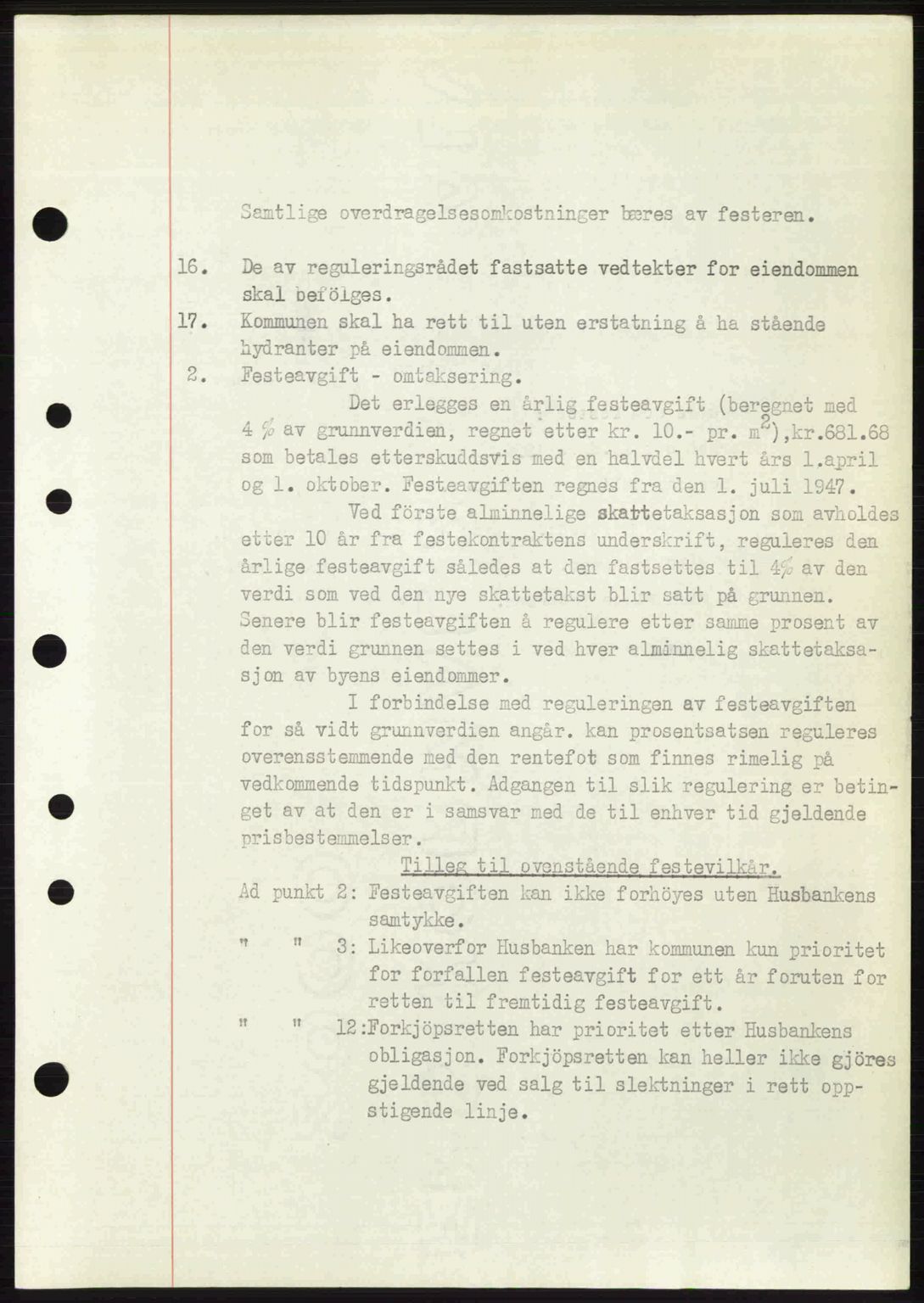 Byfogd og Byskriver i Bergen, AV/SAB-A-3401/03/03Bc/L0032: Mortgage book no. A26, 1950-1950, Diary no: : 2856/1950