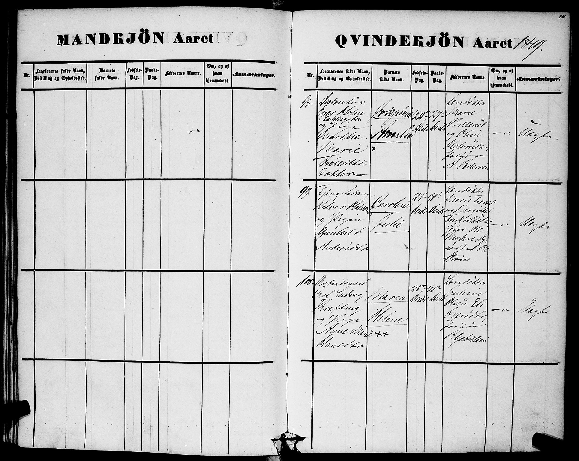 Rikshospitalet prestekontor Kirkebøker, AV/SAO-A-10309b/F/L0003: Parish register (official) no. 3, 1841-1853, p. 211