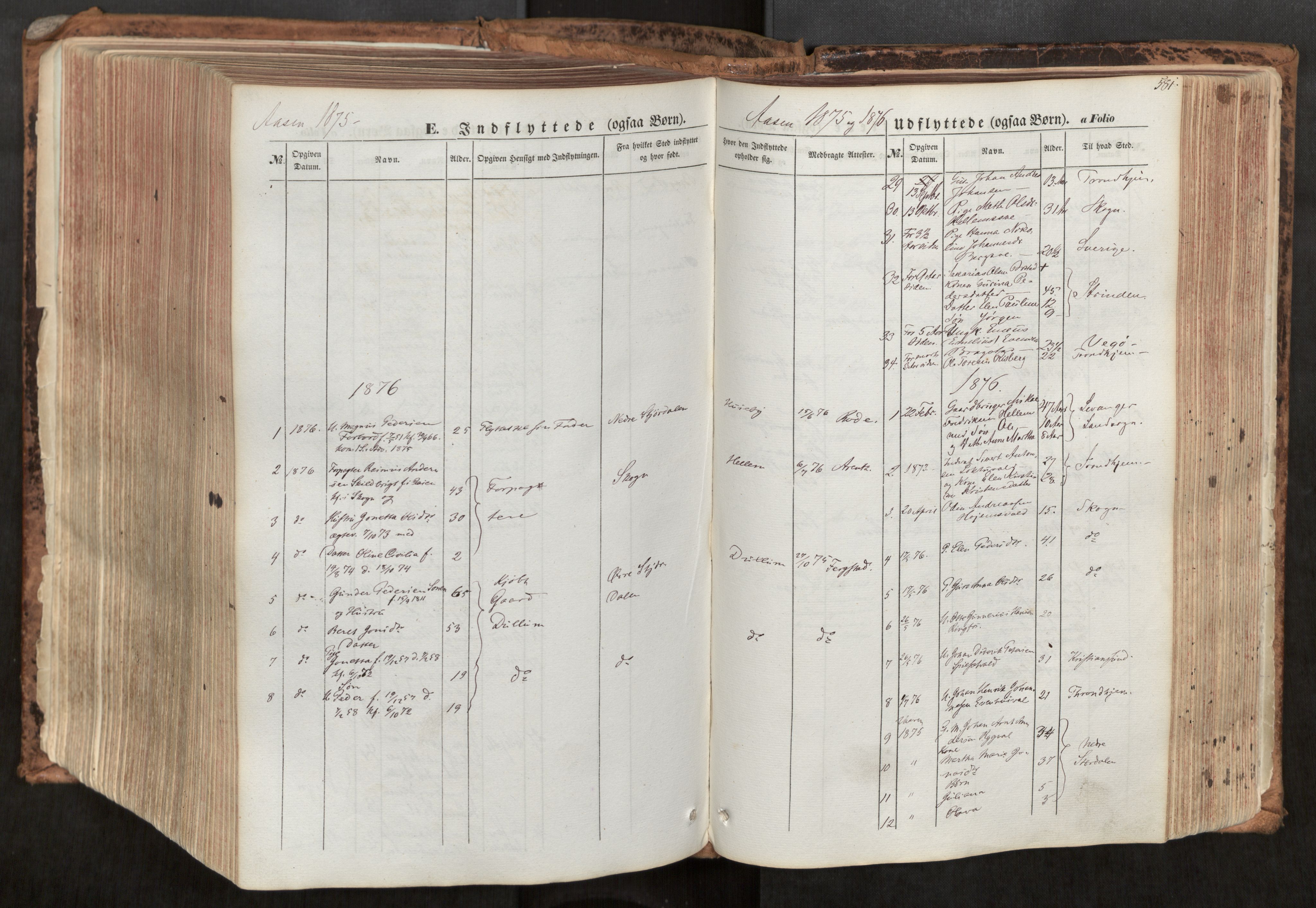 Ministerialprotokoller, klokkerbøker og fødselsregistre - Nord-Trøndelag, SAT/A-1458/713/L0116: Parish register (official) no. 713A07, 1850-1877, p. 581