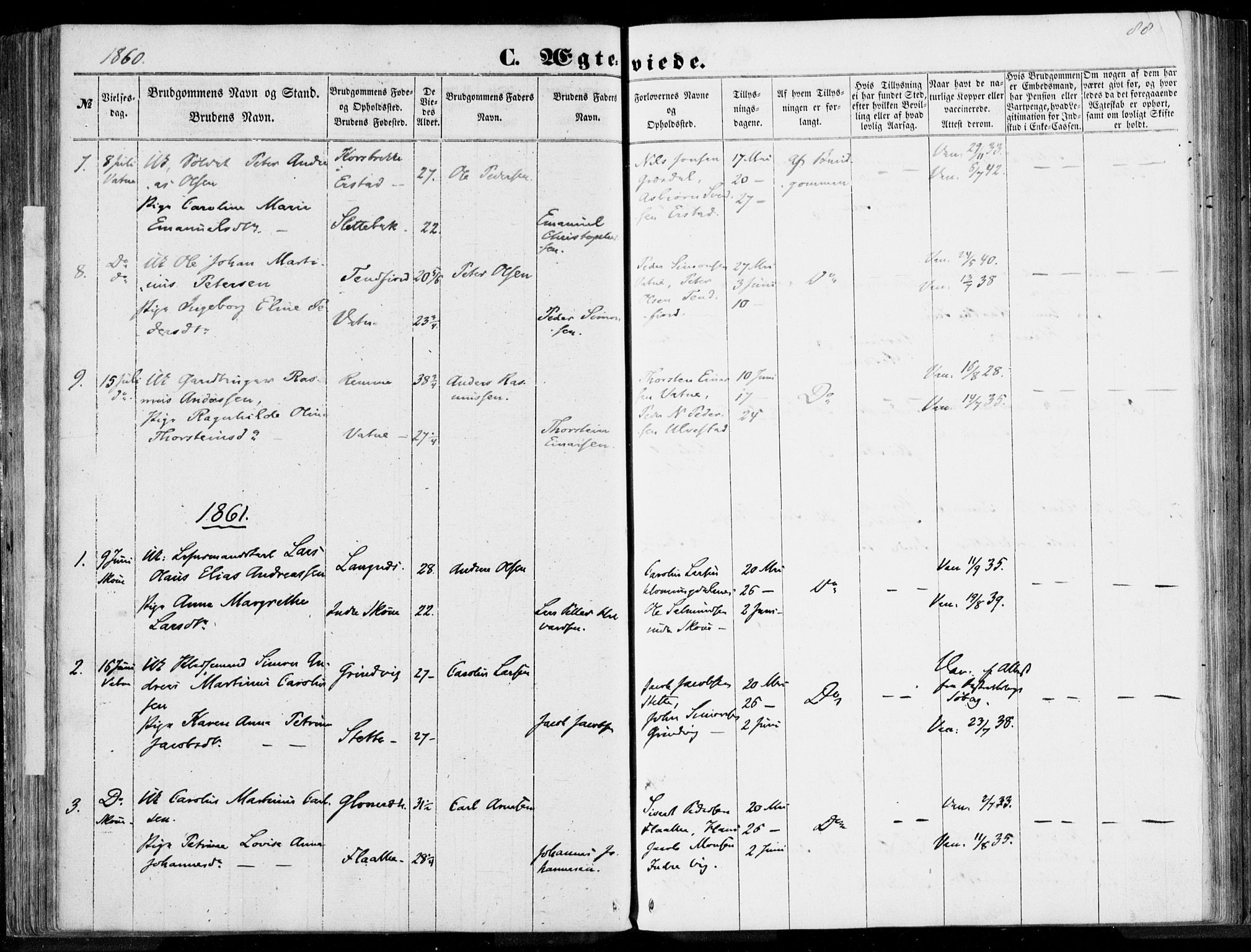 Ministerialprotokoller, klokkerbøker og fødselsregistre - Møre og Romsdal, SAT/A-1454/524/L0354: Parish register (official) no. 524A06, 1857-1863, p. 88