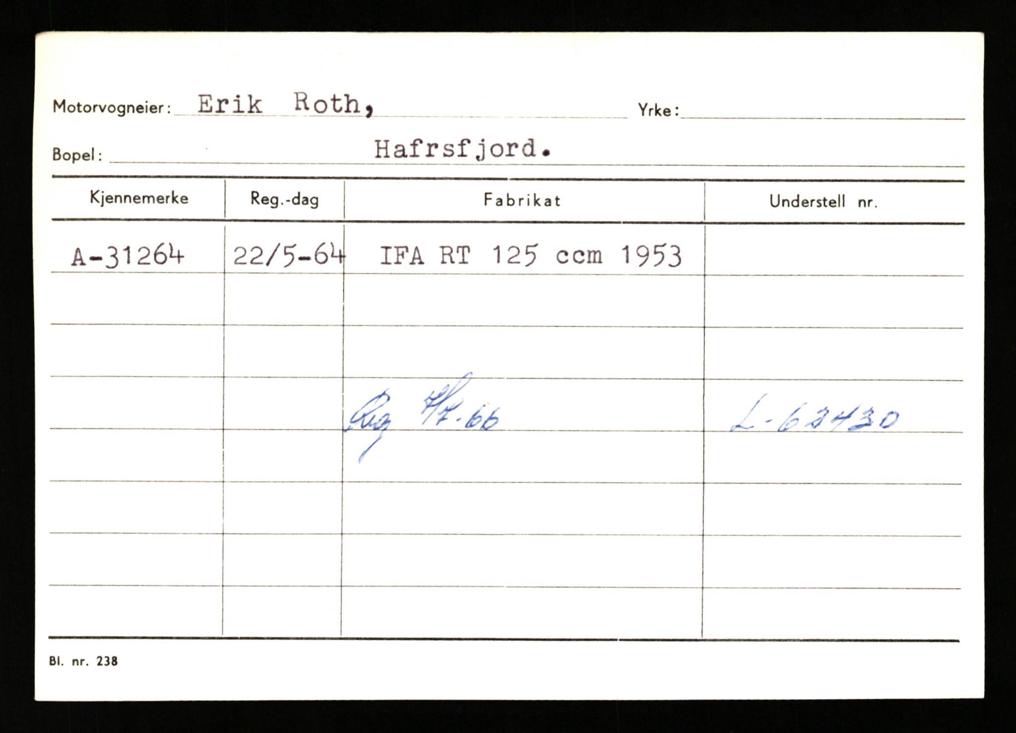 Stavanger trafikkstasjon, AV/SAST-A-101942/0/G/L0005: Registreringsnummer: 23000 - 34245, 1930-1971, p. 2519