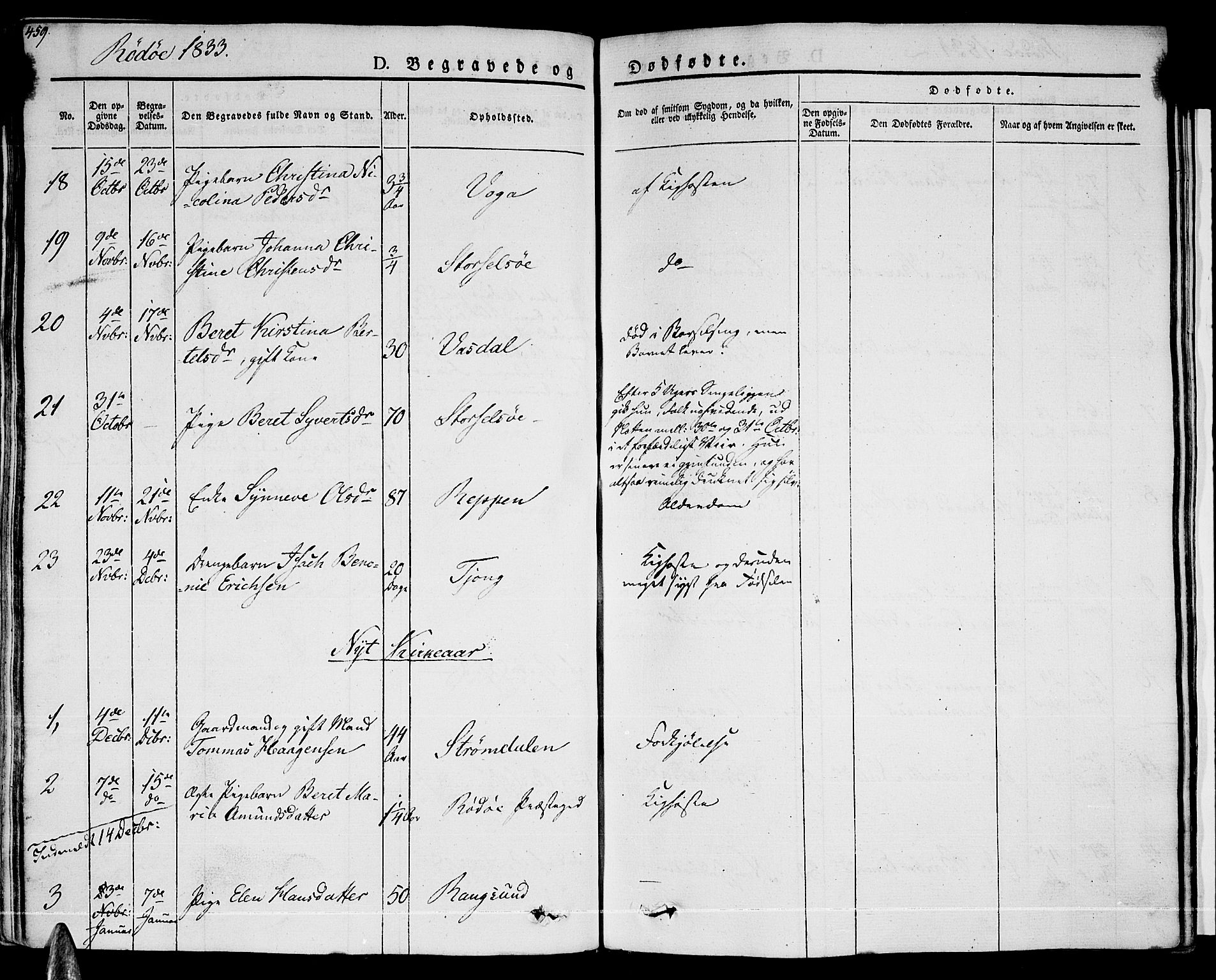 Ministerialprotokoller, klokkerbøker og fødselsregistre - Nordland, AV/SAT-A-1459/841/L0600: Parish register (official) no. 841A07 /1, 1825-1844, p. 459