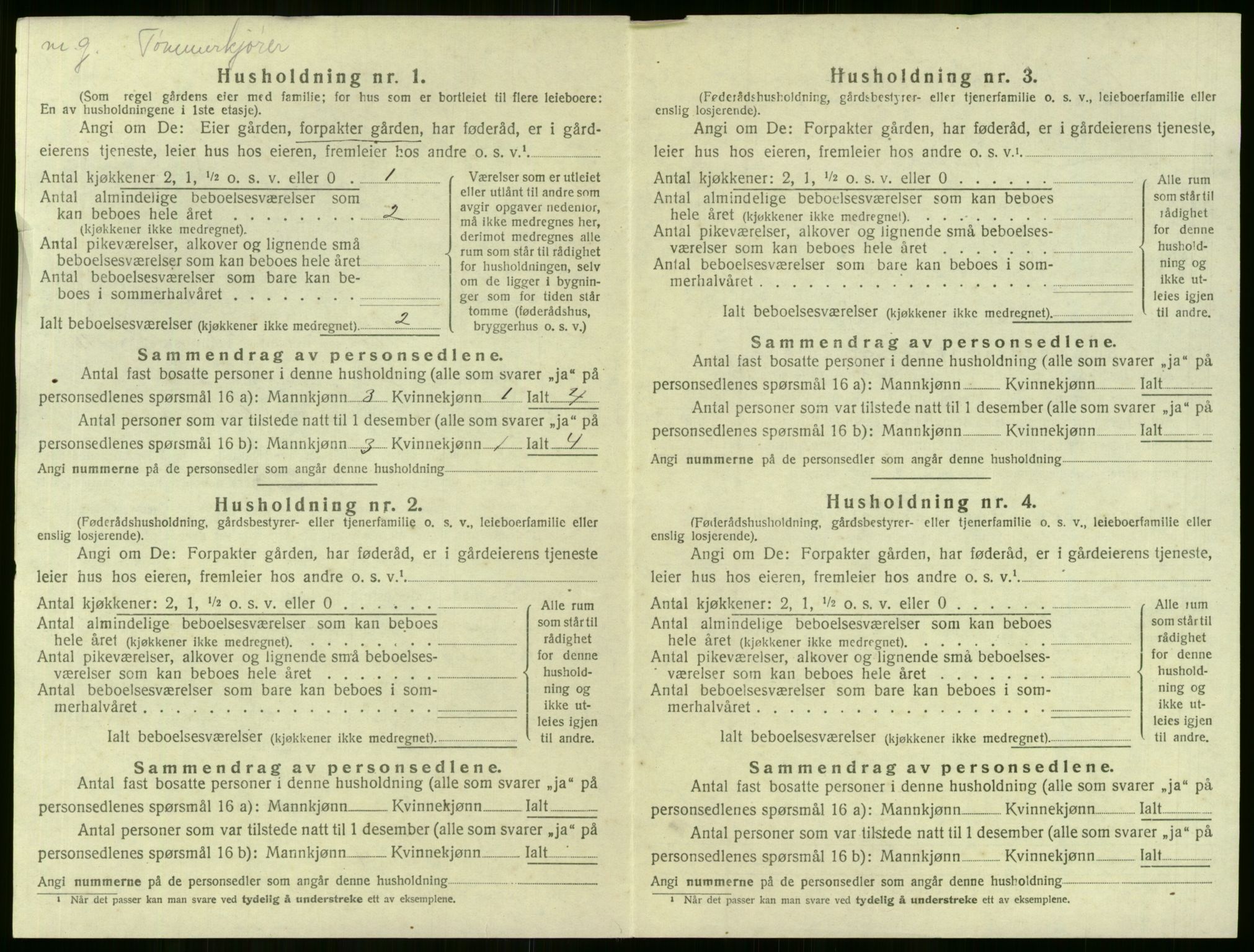 SAKO, 1920 census for Lier, 1920, p. 1803