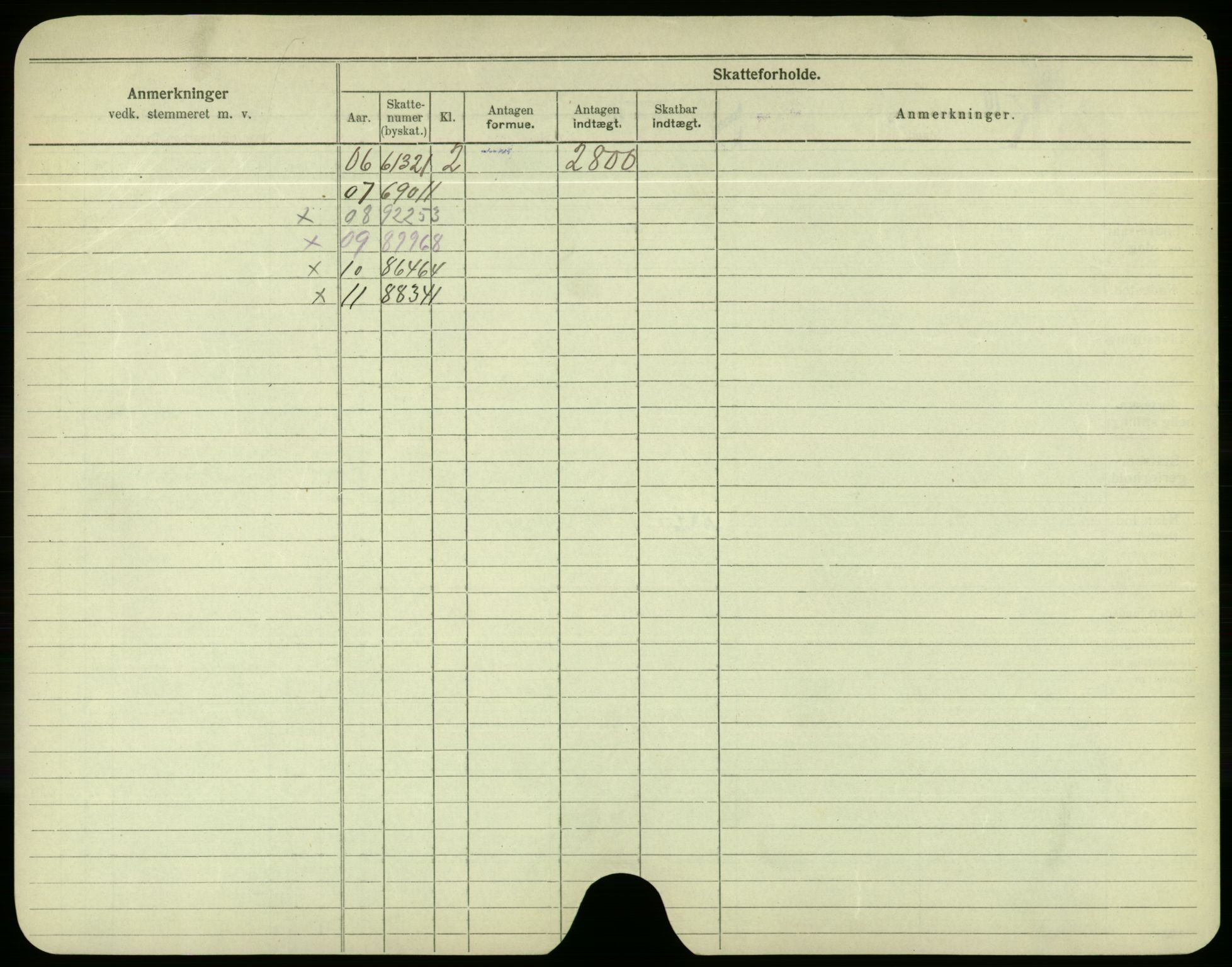 Oslo folkeregister, Registerkort, AV/SAO-A-11715/F/Fa/Fac/L0003: Menn, 1906-1914, p. 1227b