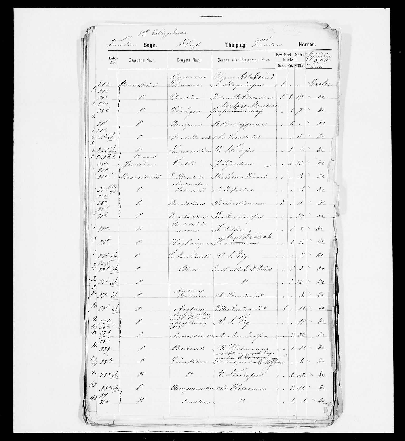 SAH, 1875 census for 0426P Våler parish (Hedmark), 1875, p. 46