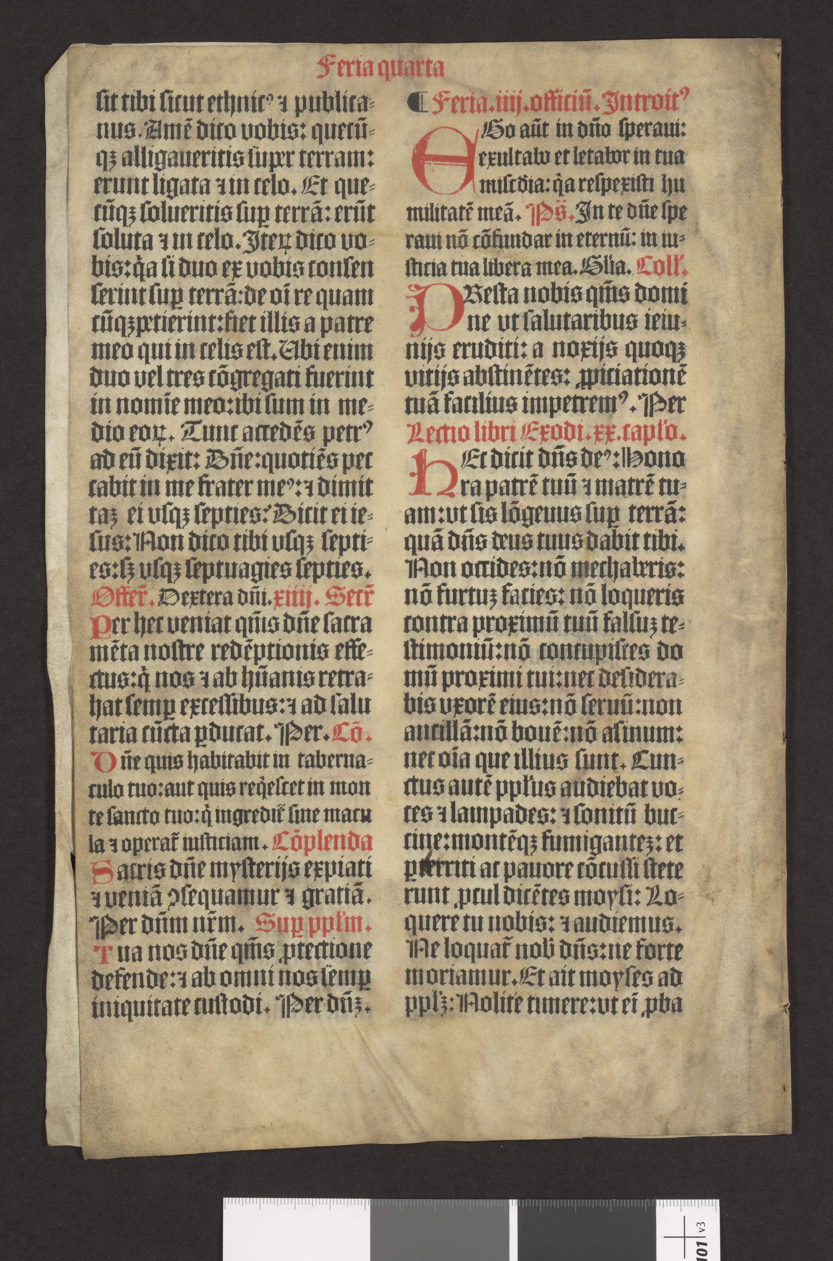 Riksarkivets diplomsamling, AV/RA-EA-5965/F27/F27A/F27Ab/L0002: Latinske fragmenter stort format, 1100-1536, p. 17