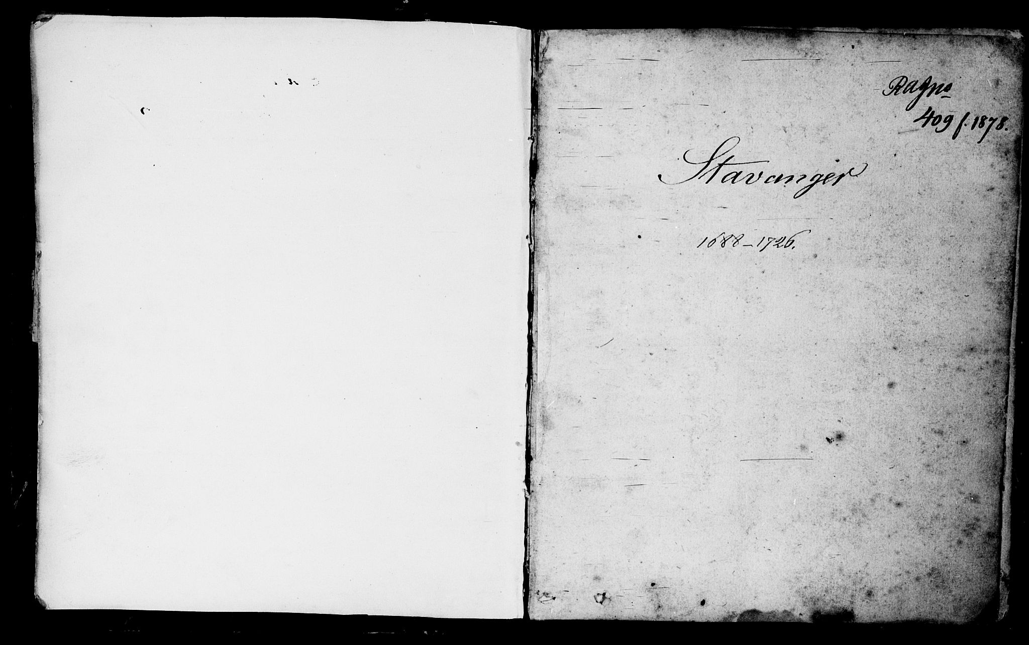 Domkirken sokneprestkontor, SAST/A-101812/001/30/30BA/L0001: Parish register (official) no. A 1 /1, 1688-1727