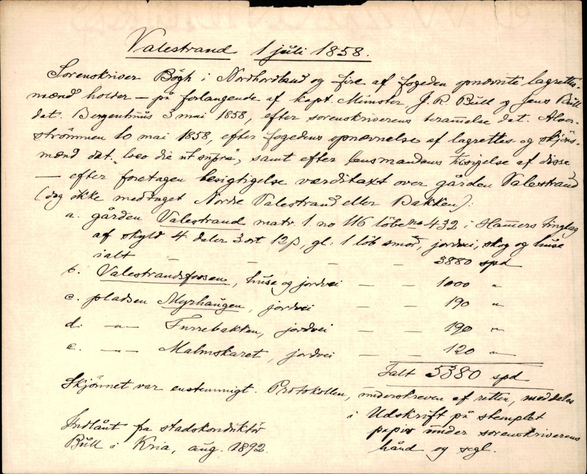 Riksarkivets diplomsamling, AV/RA-EA-5965/F35/F35d/L0006: Innlånte diplomer, seddelregister, 1691-1858, p. 717