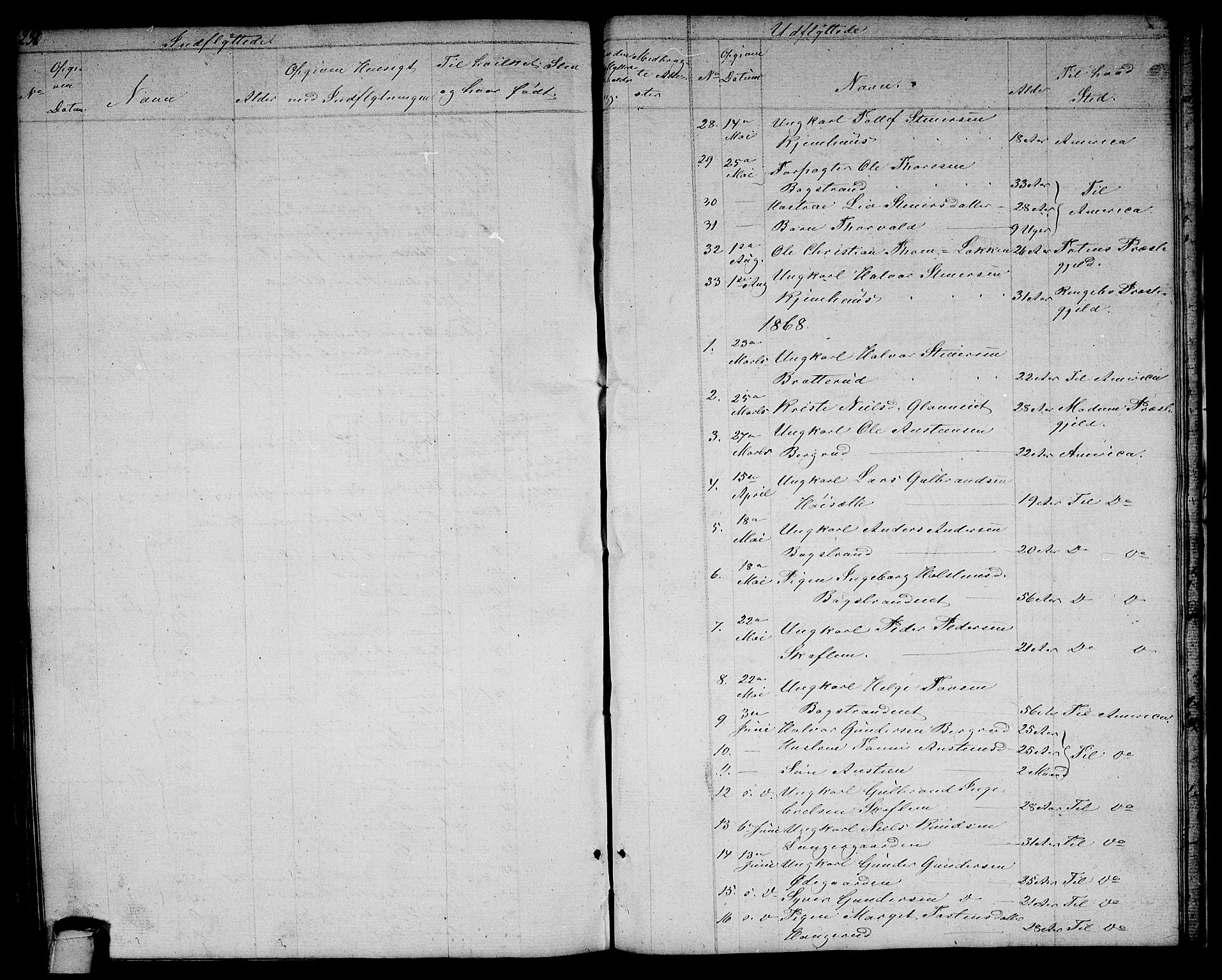 Rollag kirkebøker, SAKO/A-240/G/Gb/L0001: Parish register (copy) no. II 1, 1836-1877, p. 231
