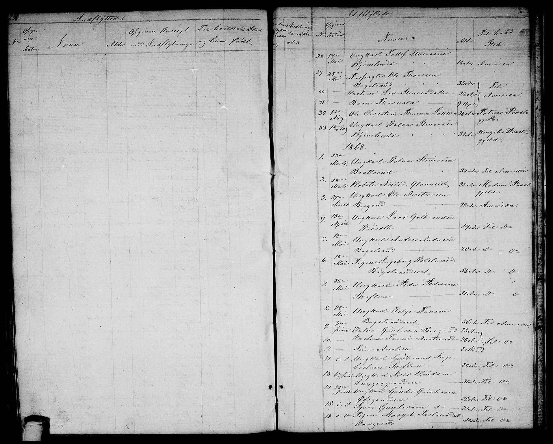 Rollag kirkebøker, AV/SAKO-A-240/G/Gb/L0001: Parish register (copy) no. II 1, 1836-1877, p. 231