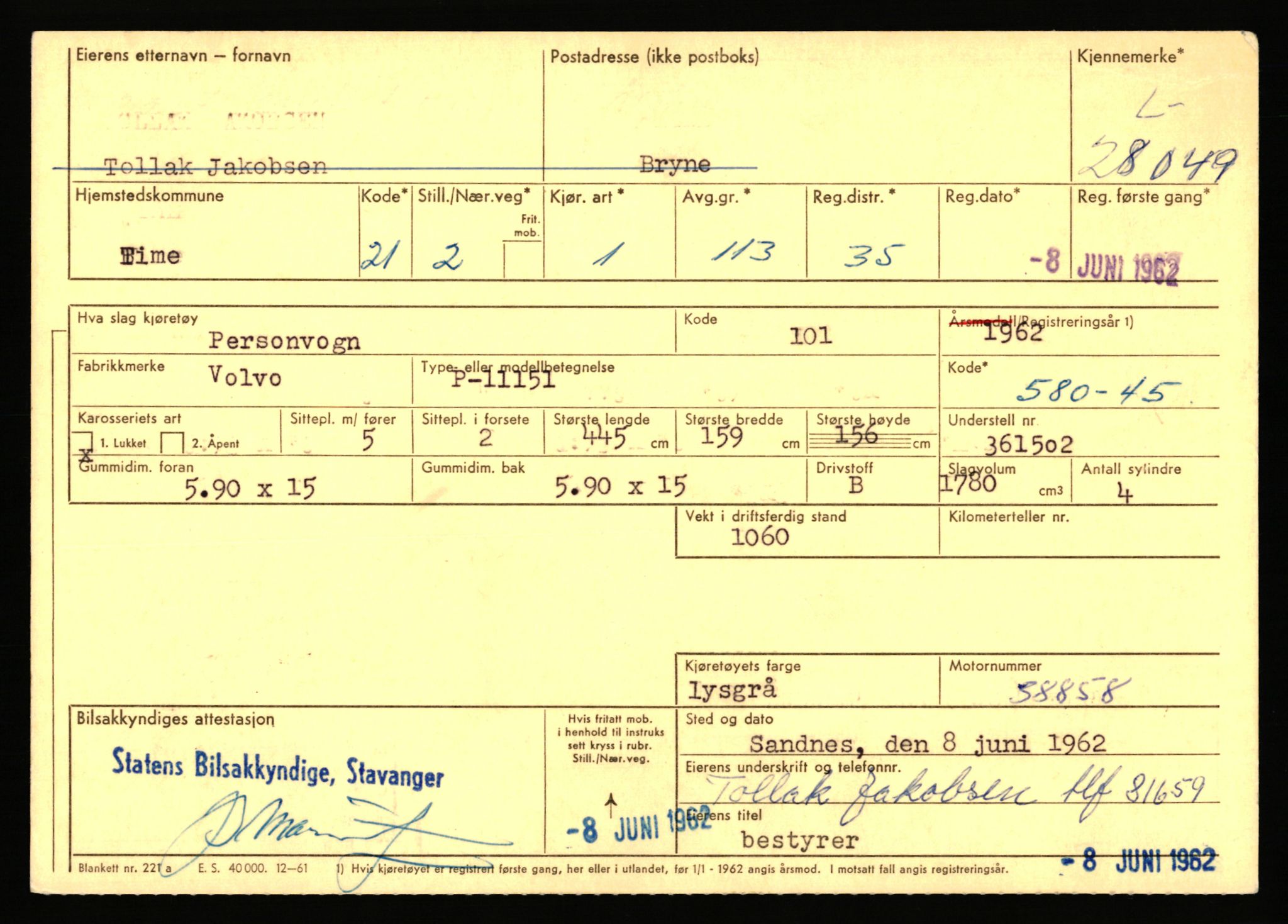 Stavanger trafikkstasjon, AV/SAST-A-101942/0/F/L0046: L-27800 - L-28399, 1930-1971, p. 902